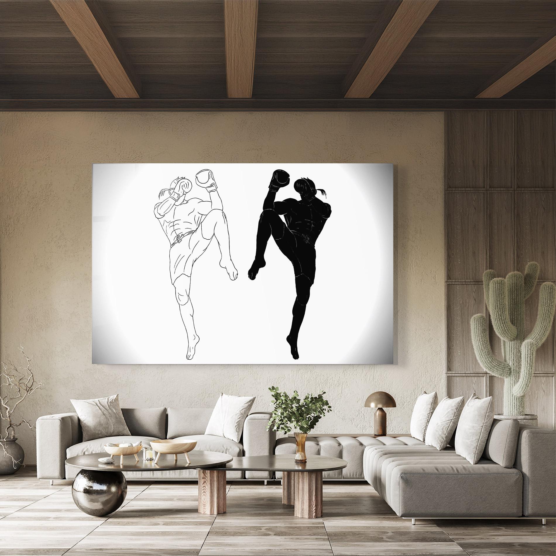 Üvegkép Box Kungfu mockup 8