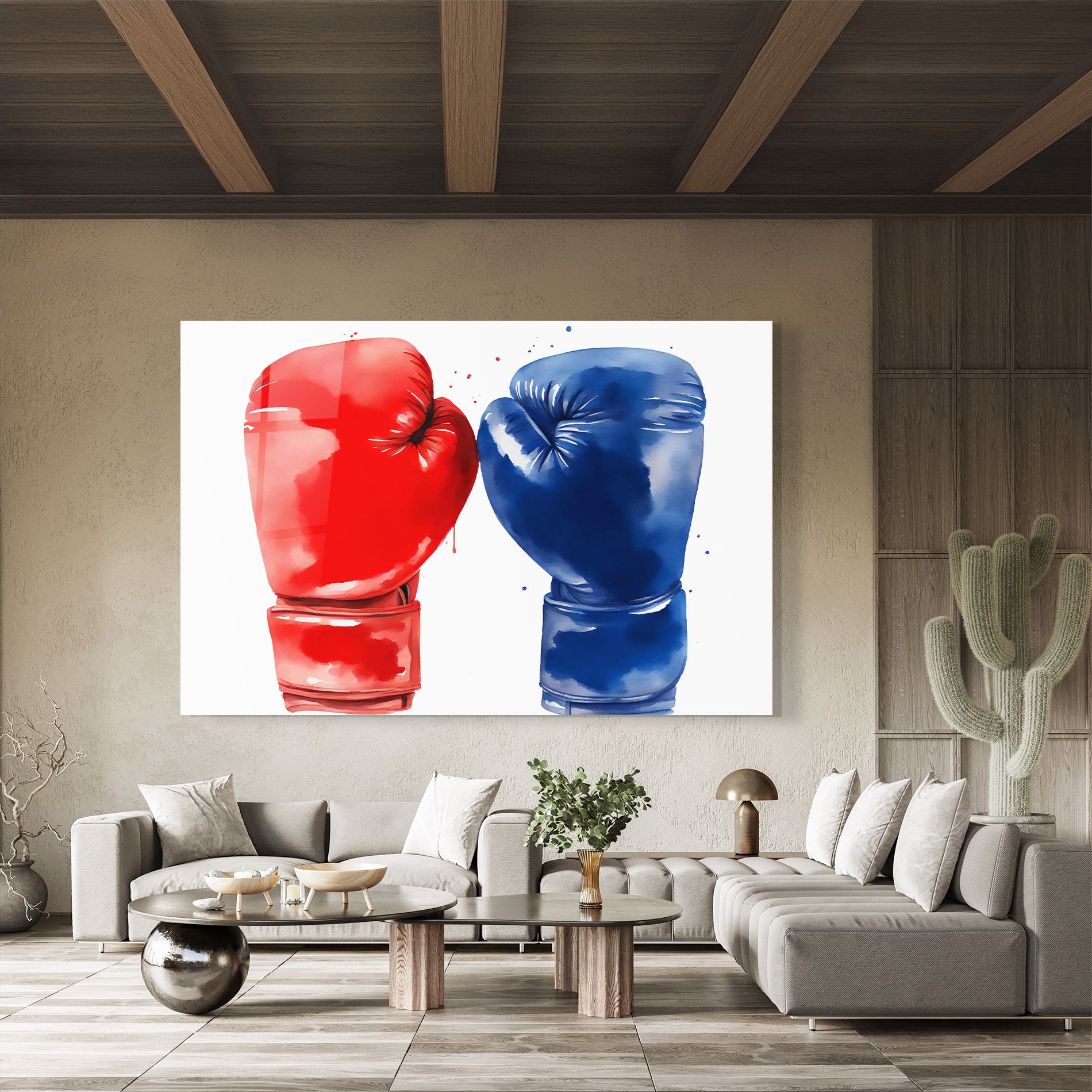 Red Blue Box mockup 8