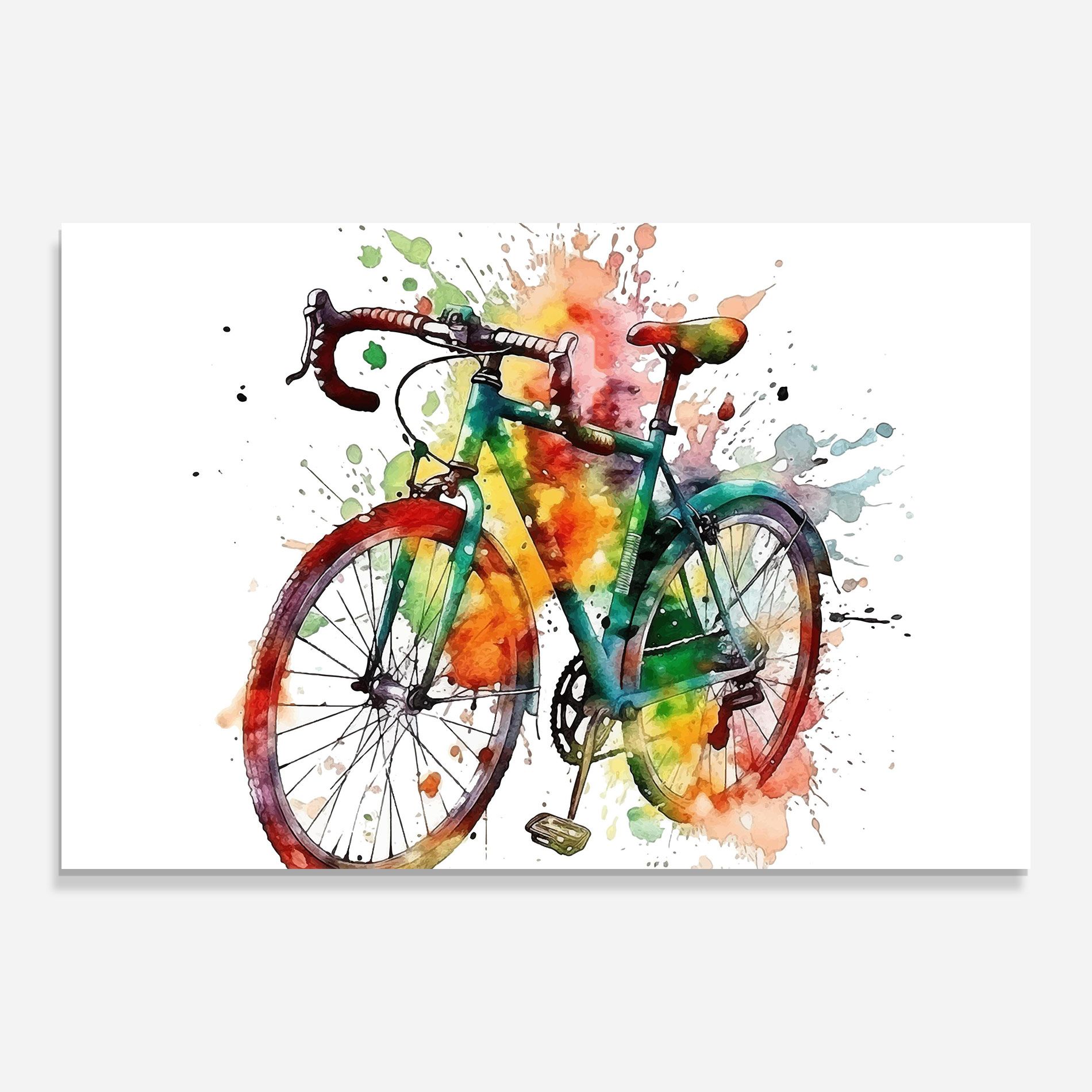Bicycle Color Splash mockup 0