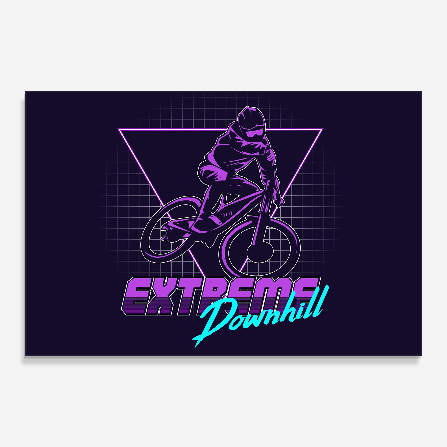 Üvegkép Extreme Downhill mockup 0