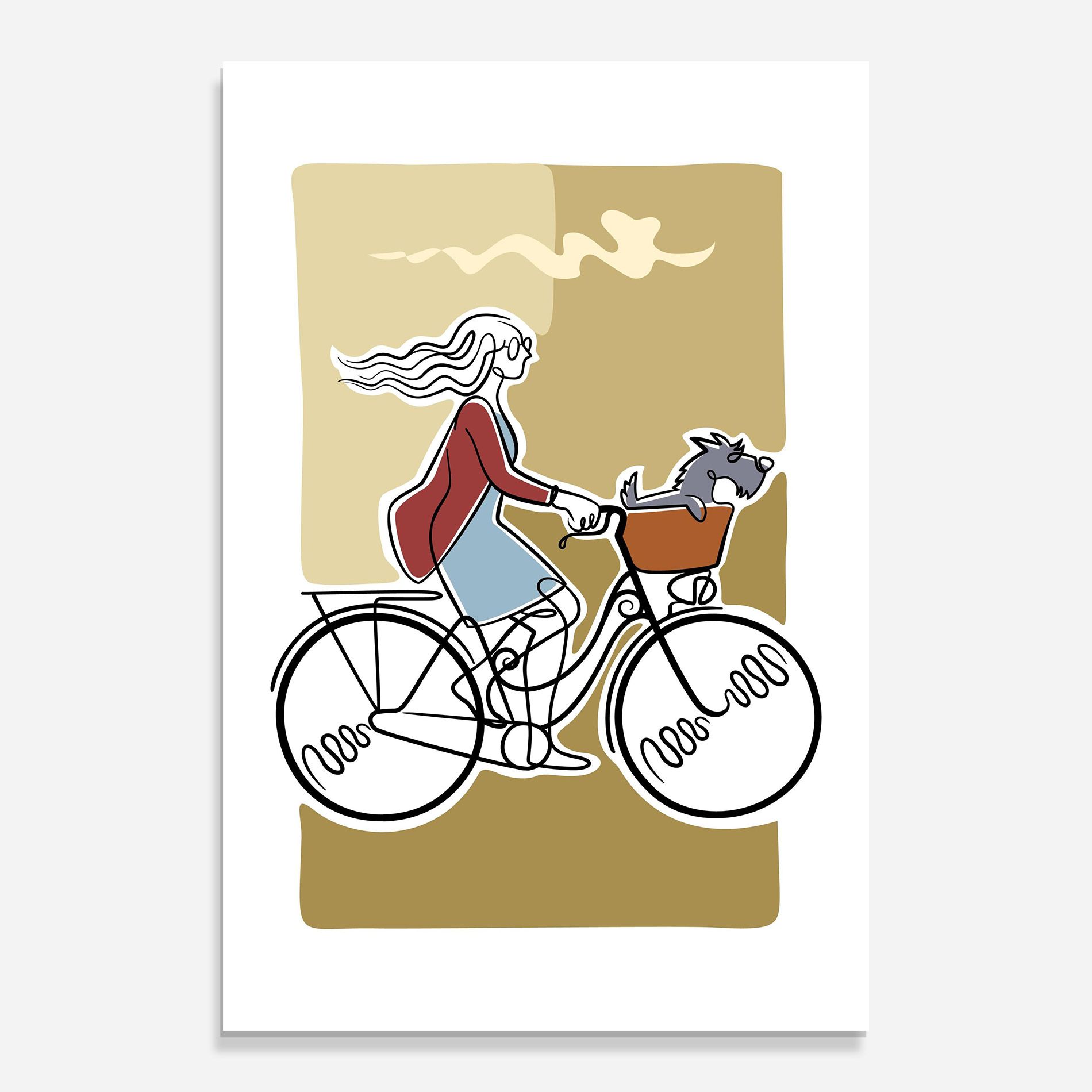 Dog On Bike mockup 0