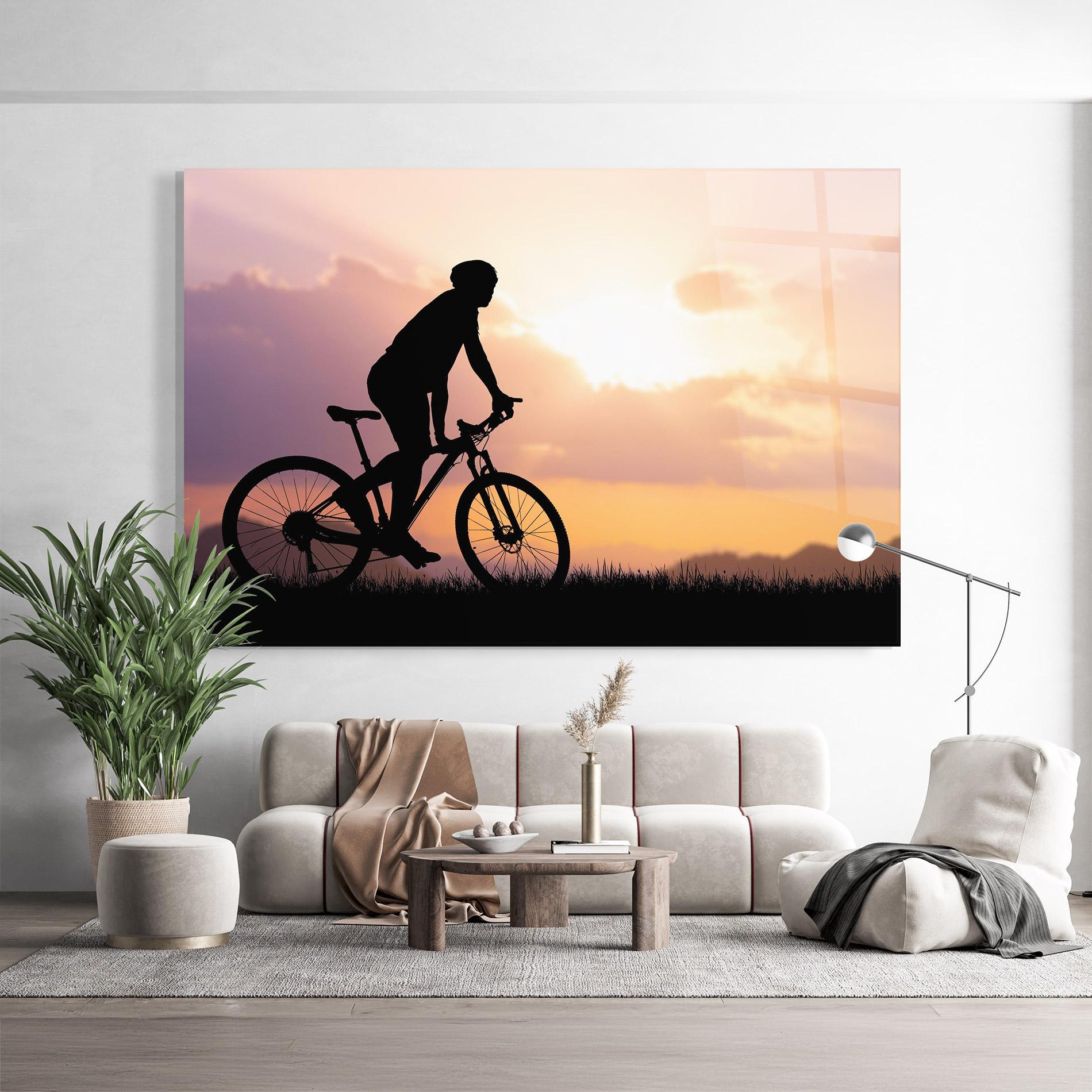 Üvegkép Bike Travel Concept mockup 9