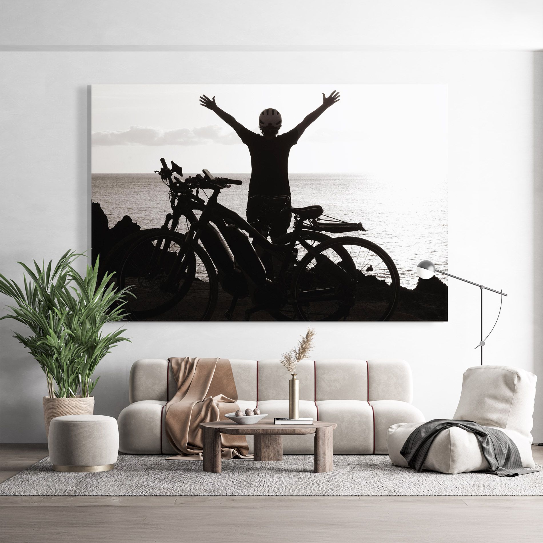 Facing Sea Woman mockup 9