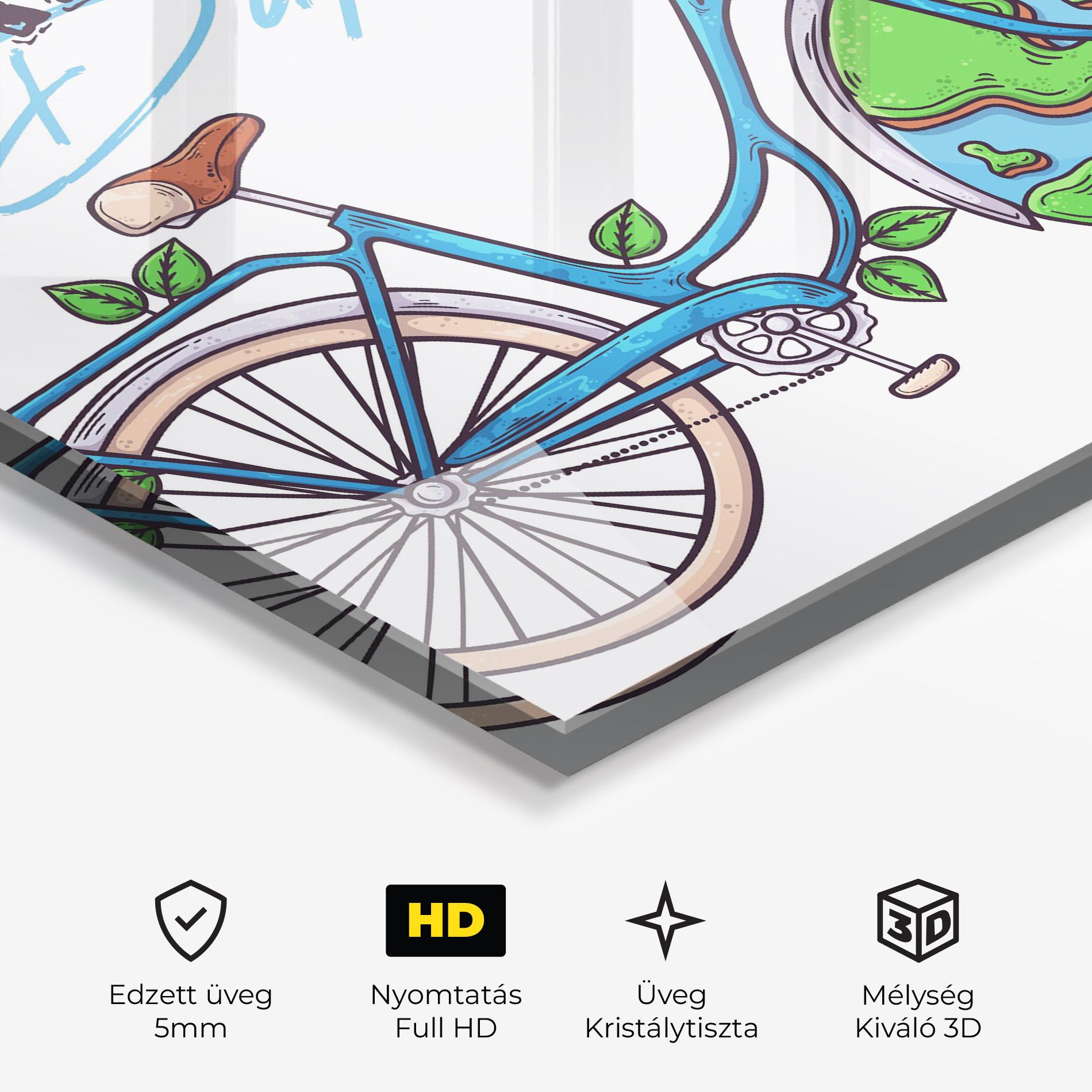Üvegkép Free Day Bike mockup 3