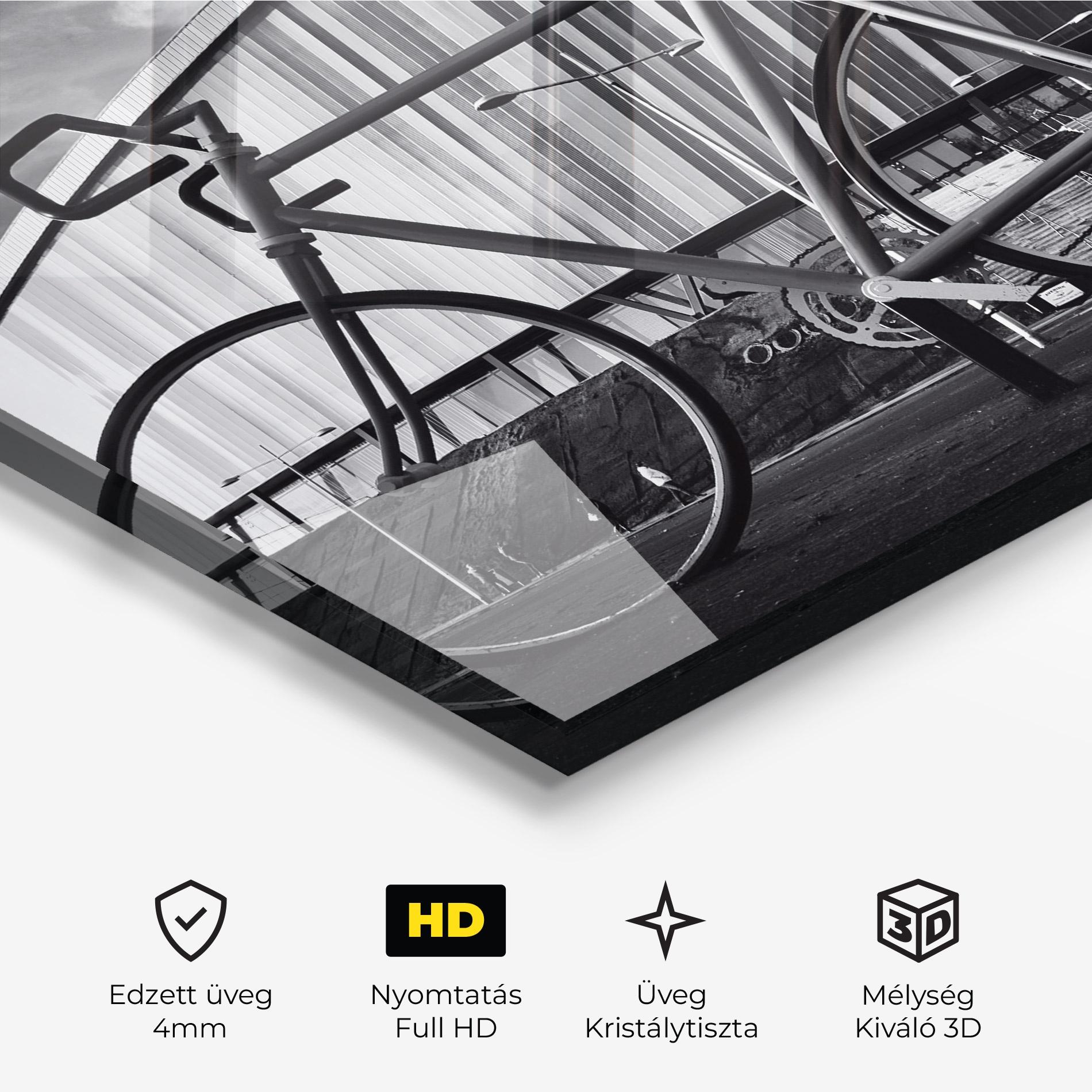 Üvegkép Big Grey Bike mockup 3