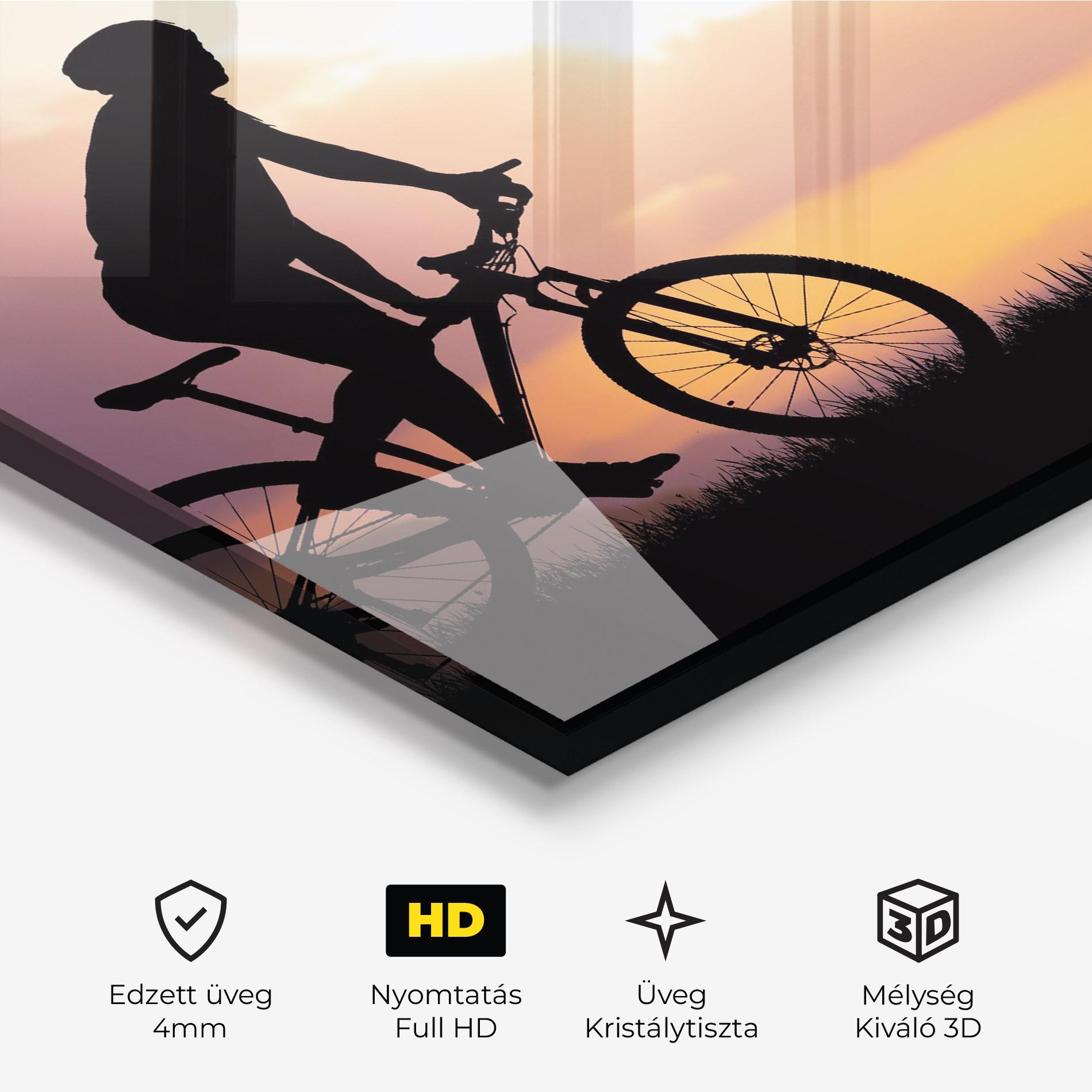 Üvegkép Bike Travel Concept mockup 3