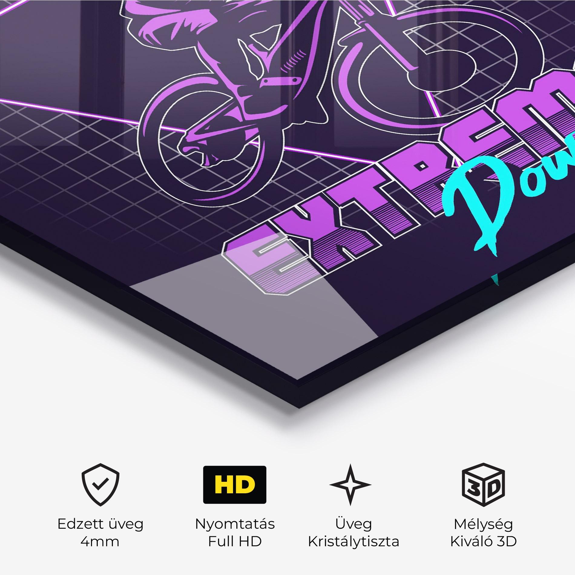 Üvegkép Extreme Downhill mockup 3