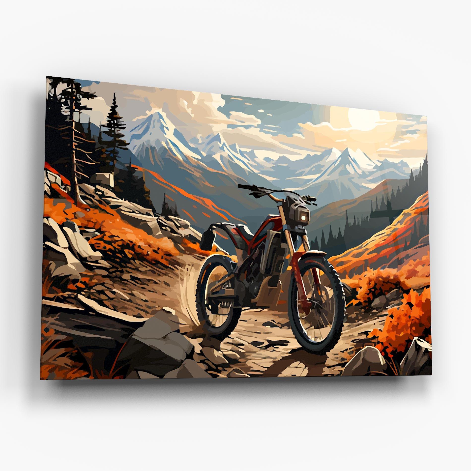 Üvegkép Bike Mountain mockup 6