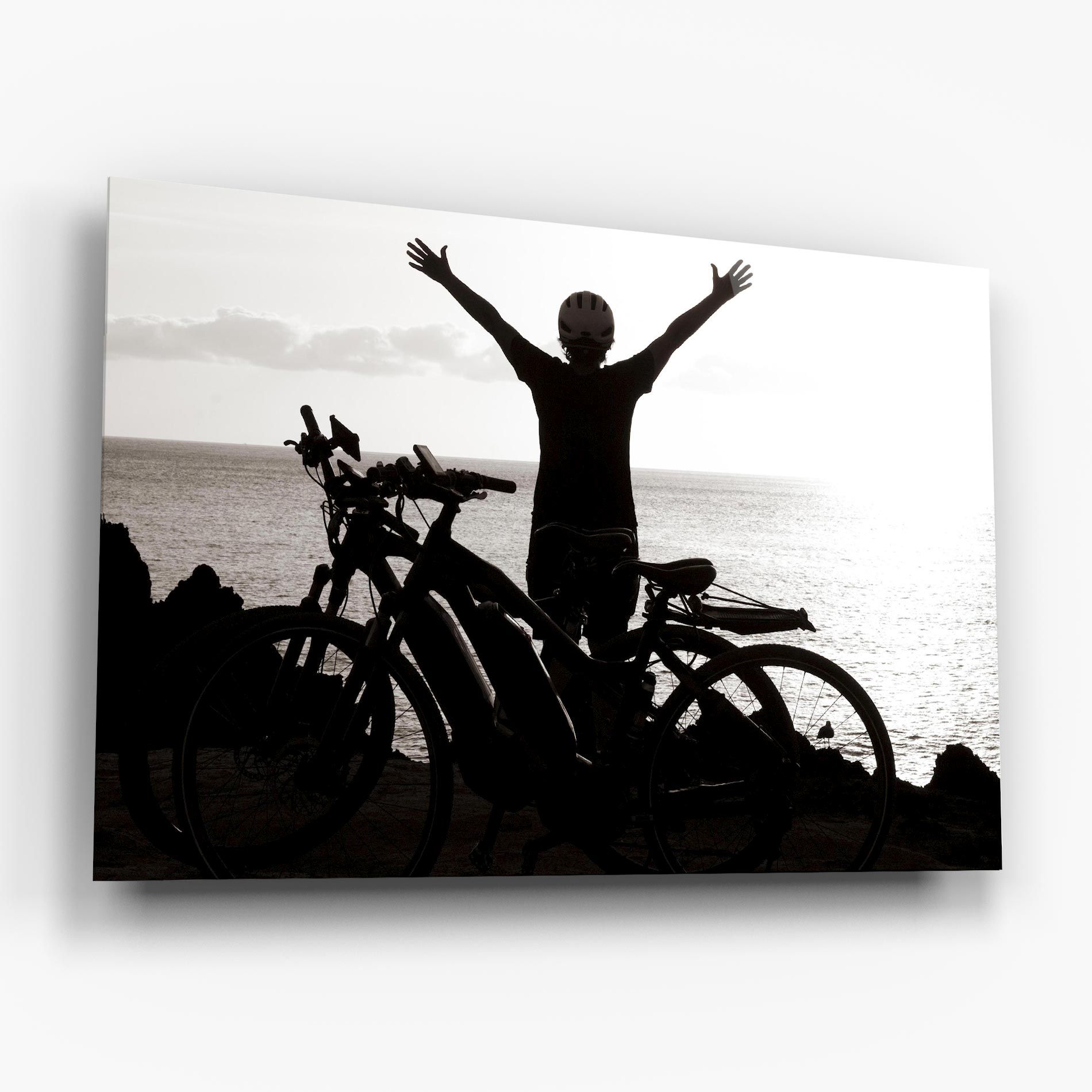 Facing Sea Woman mockup 6