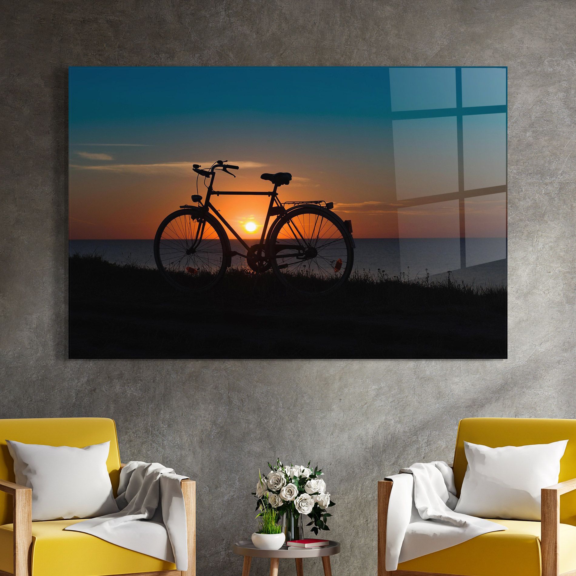 Bike Silhouette mockup 4