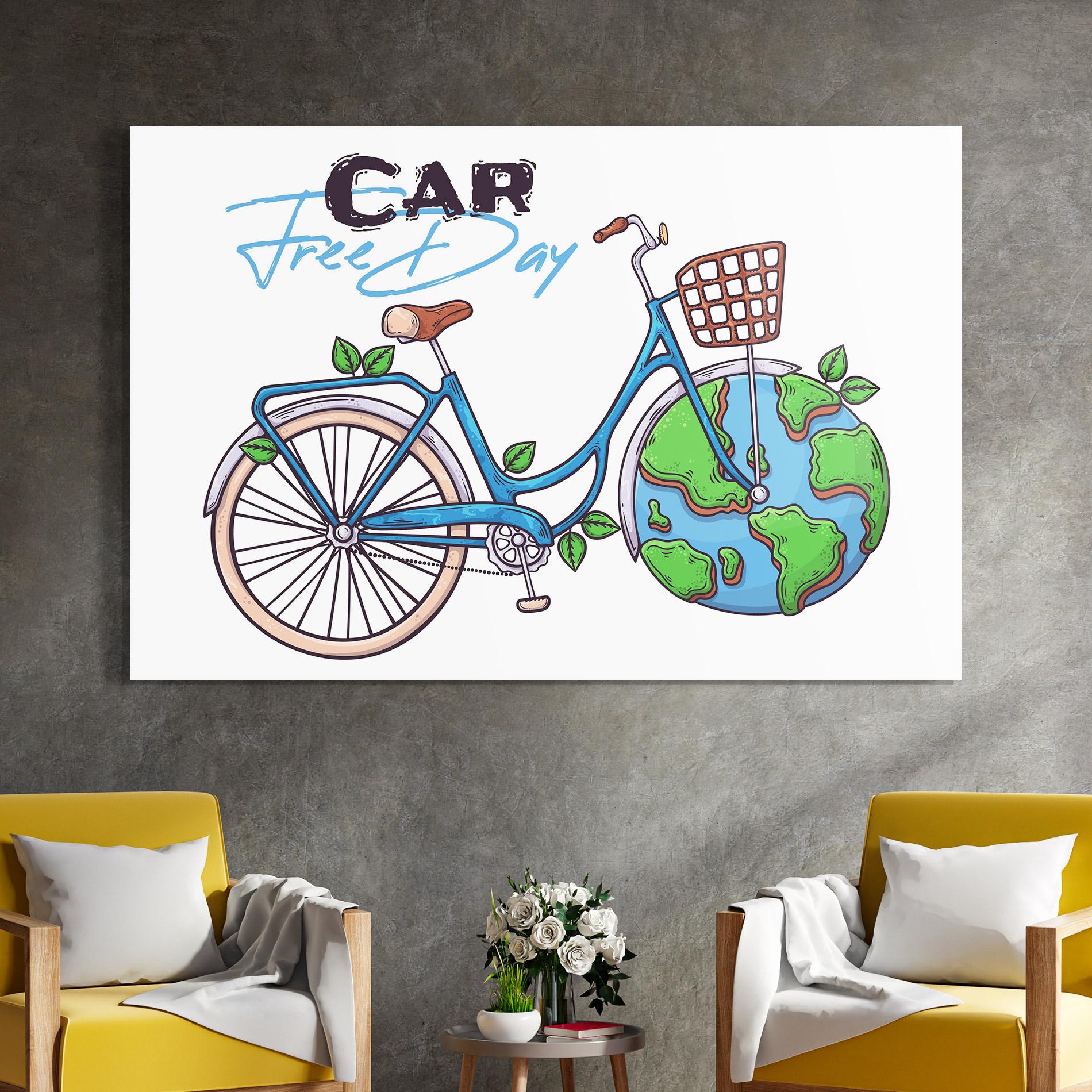 Üvegkép Free Day Bike mockup 4