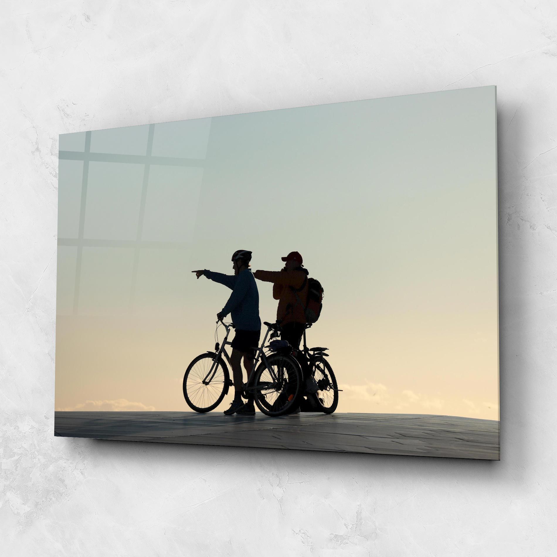 Bike Pointing Shilouette mockup 1