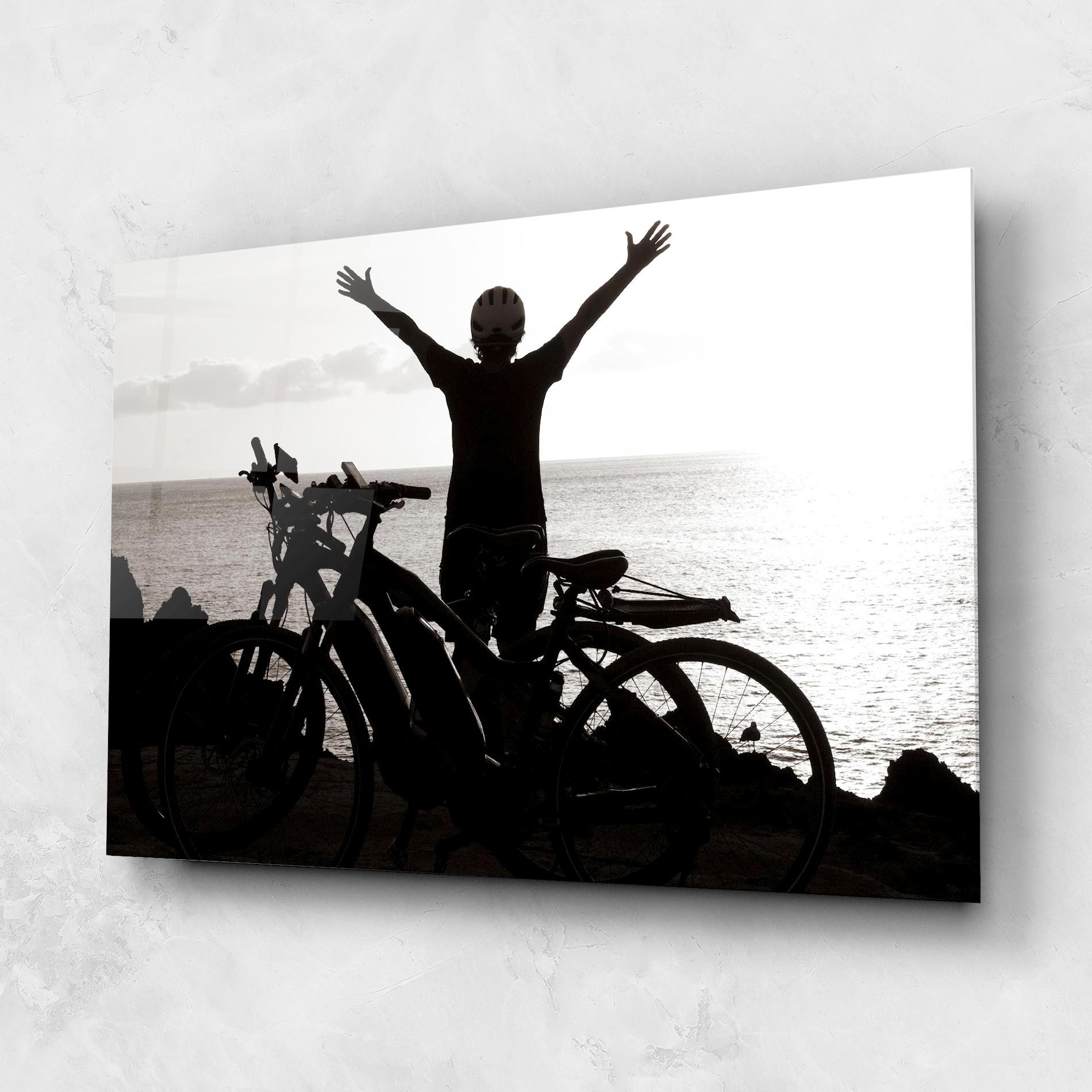 Facing Sea Woman mockup 1