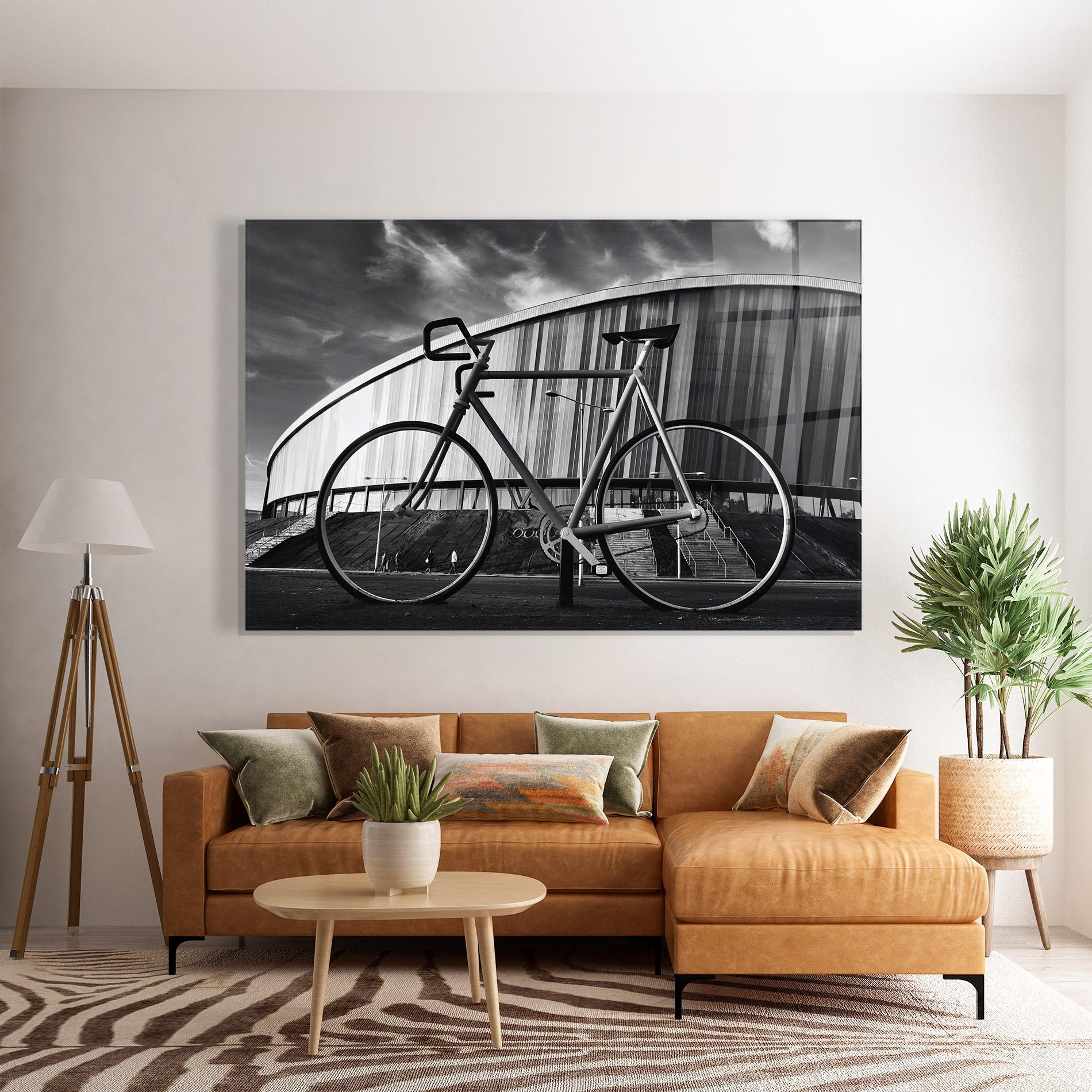 Üvegkép Big Grey Bike mockup 7