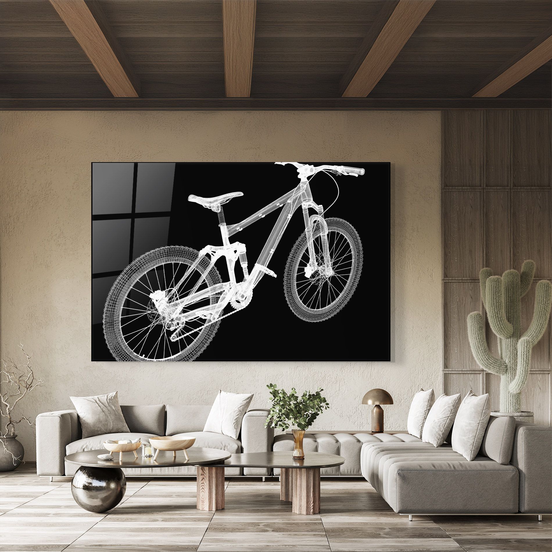 Bike 3d Model mockup 8