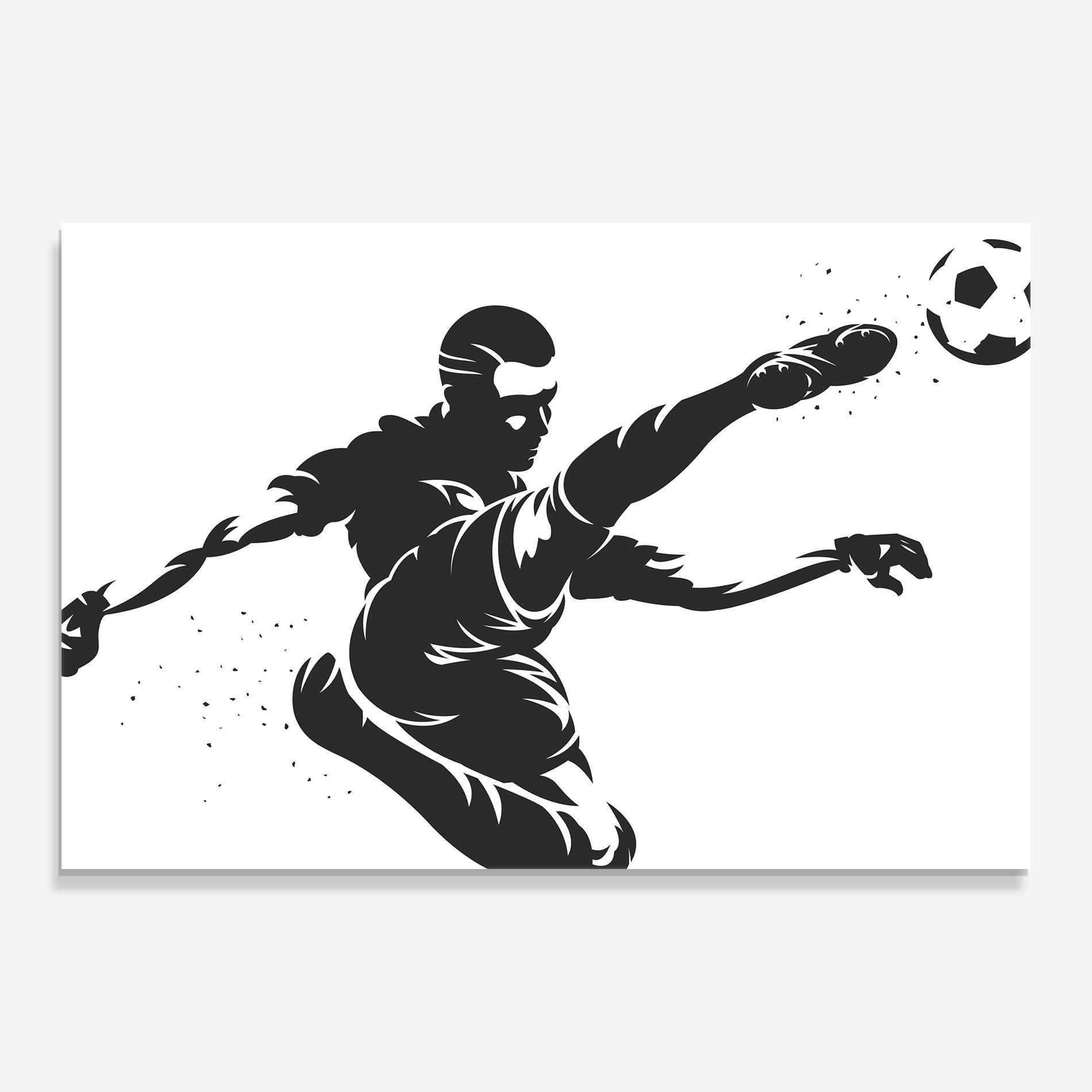 Üvegkép Air Football mockup 0