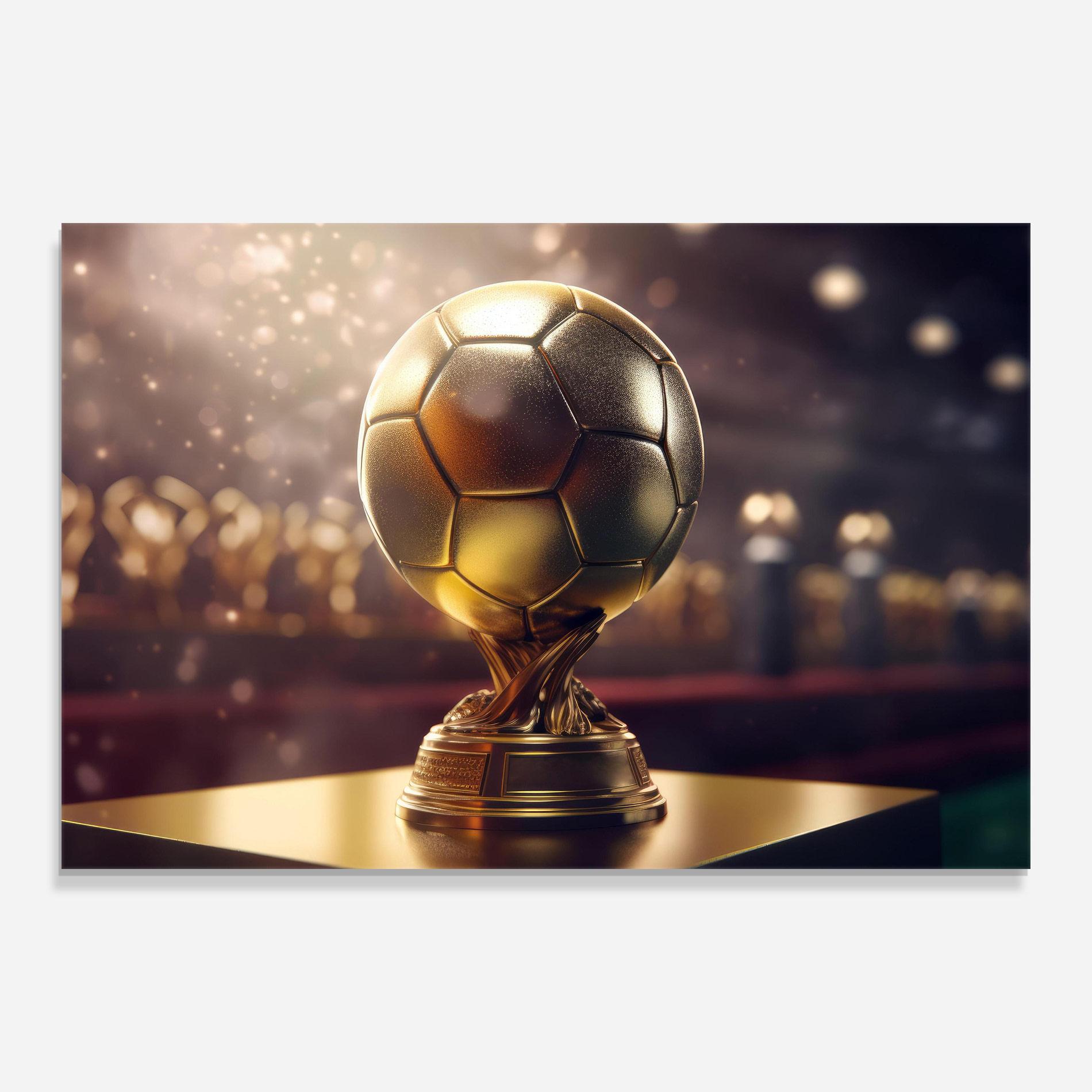 Üvegkép Gold Football Award mockup 0