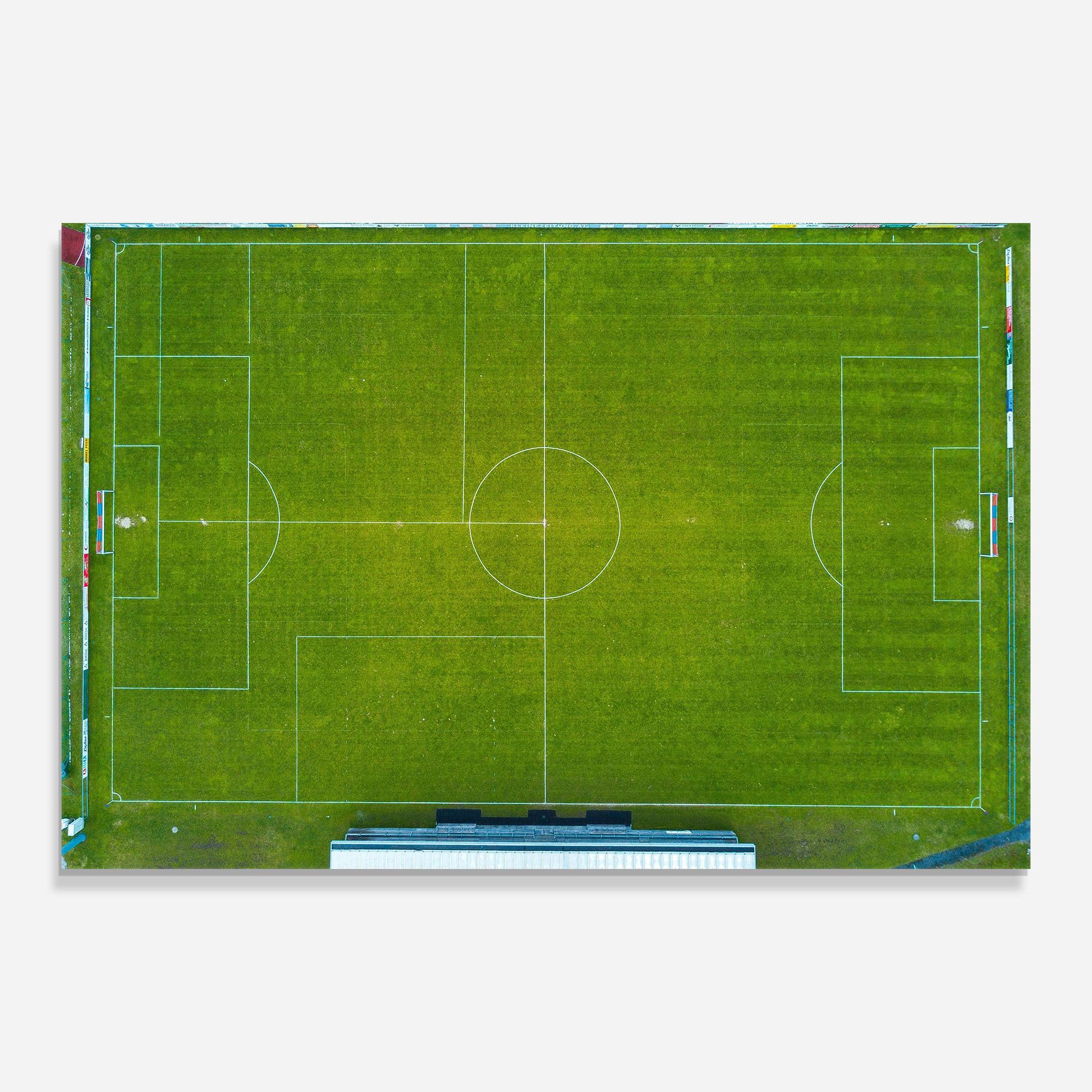 Üvegkép Green Football Field mockup 0