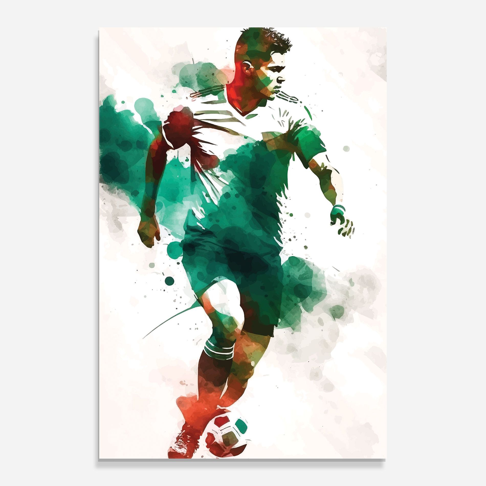 Green Football mockup 0