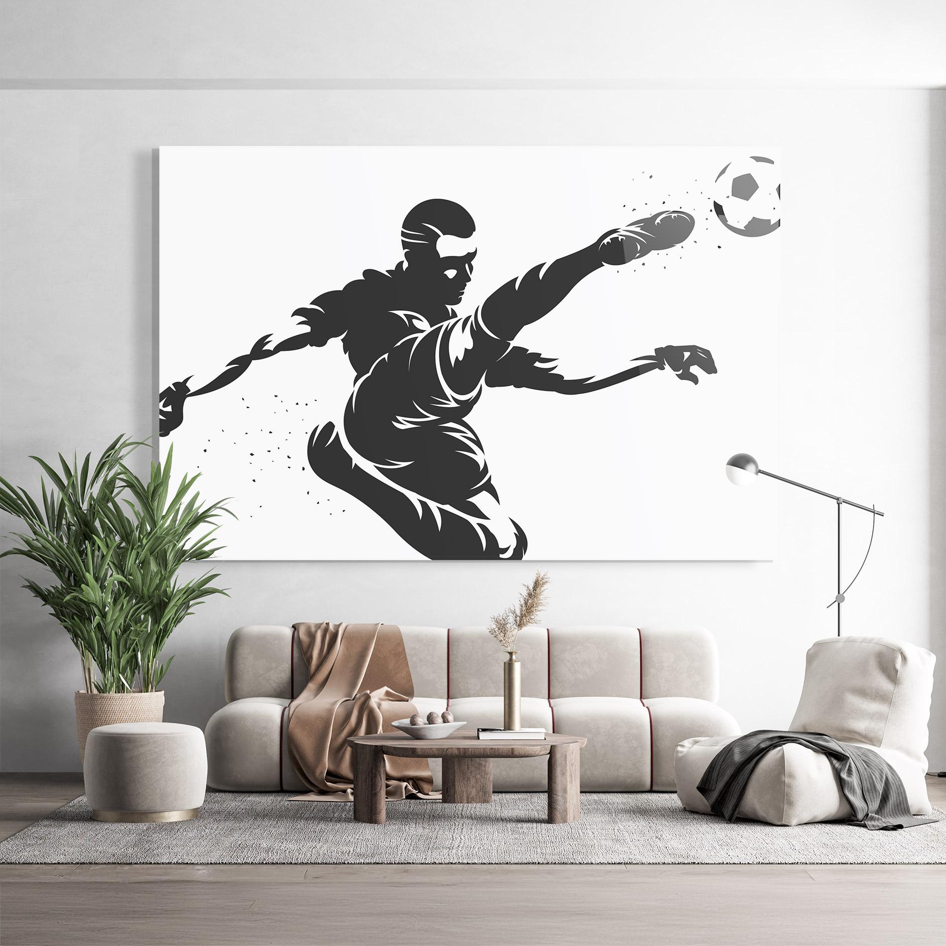 Üvegkép Air Football mockup 9