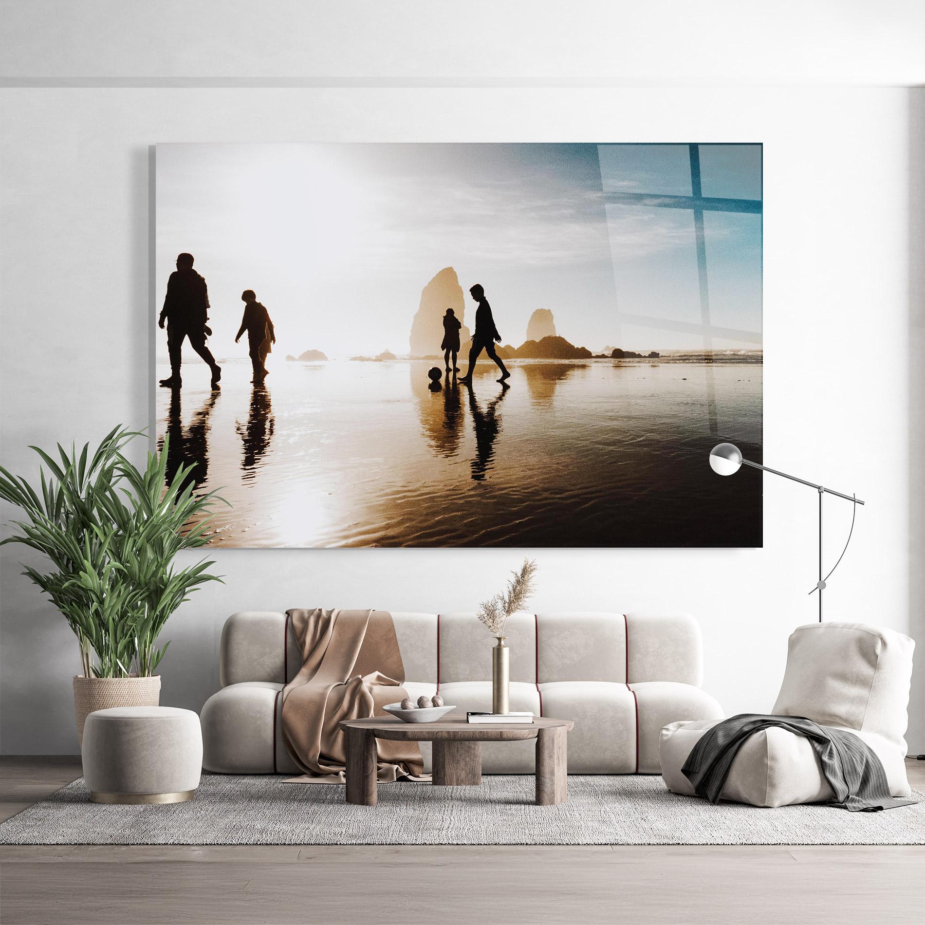 Üvegkép Football On Water mockup 9