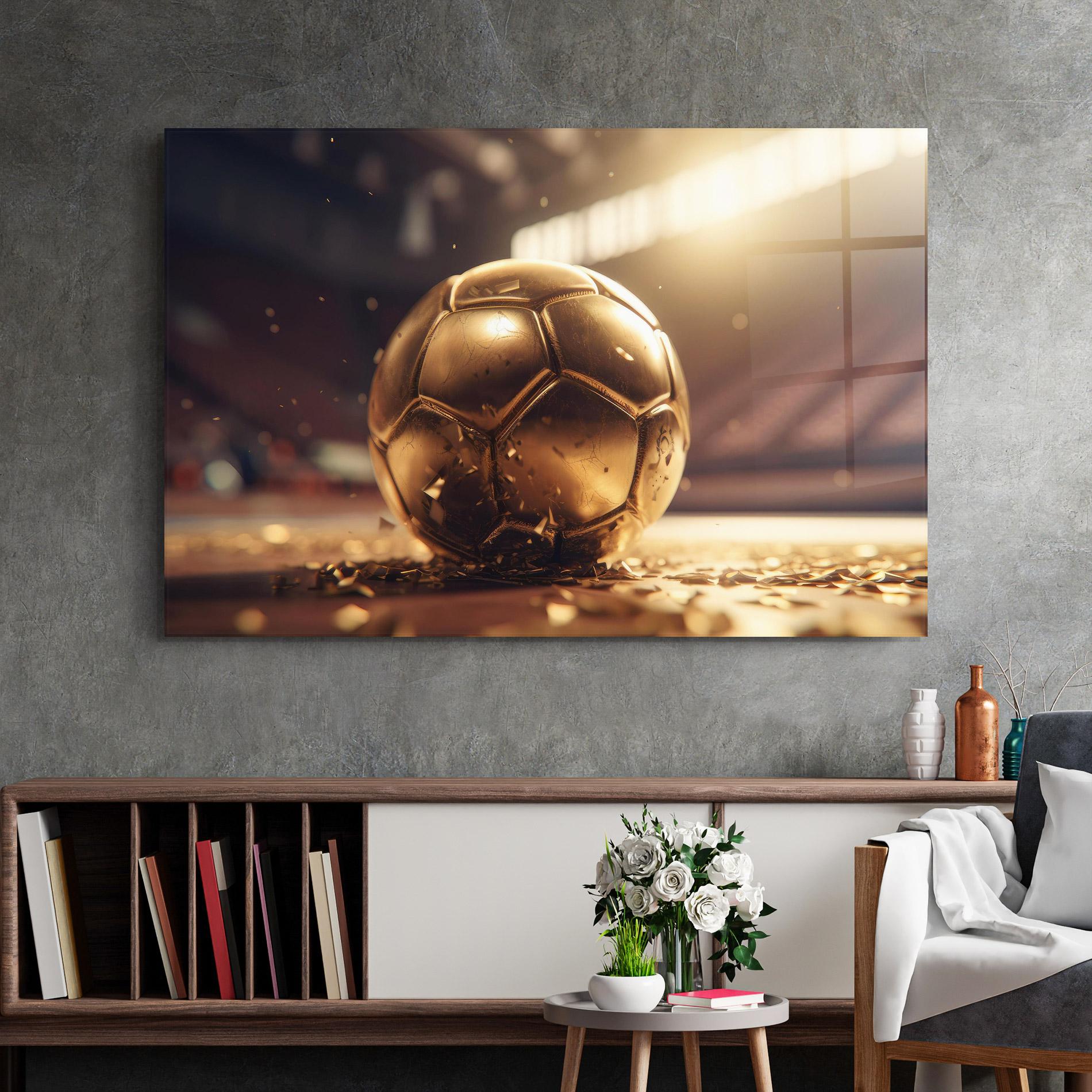 Üvegkép Award For Football mockup 2