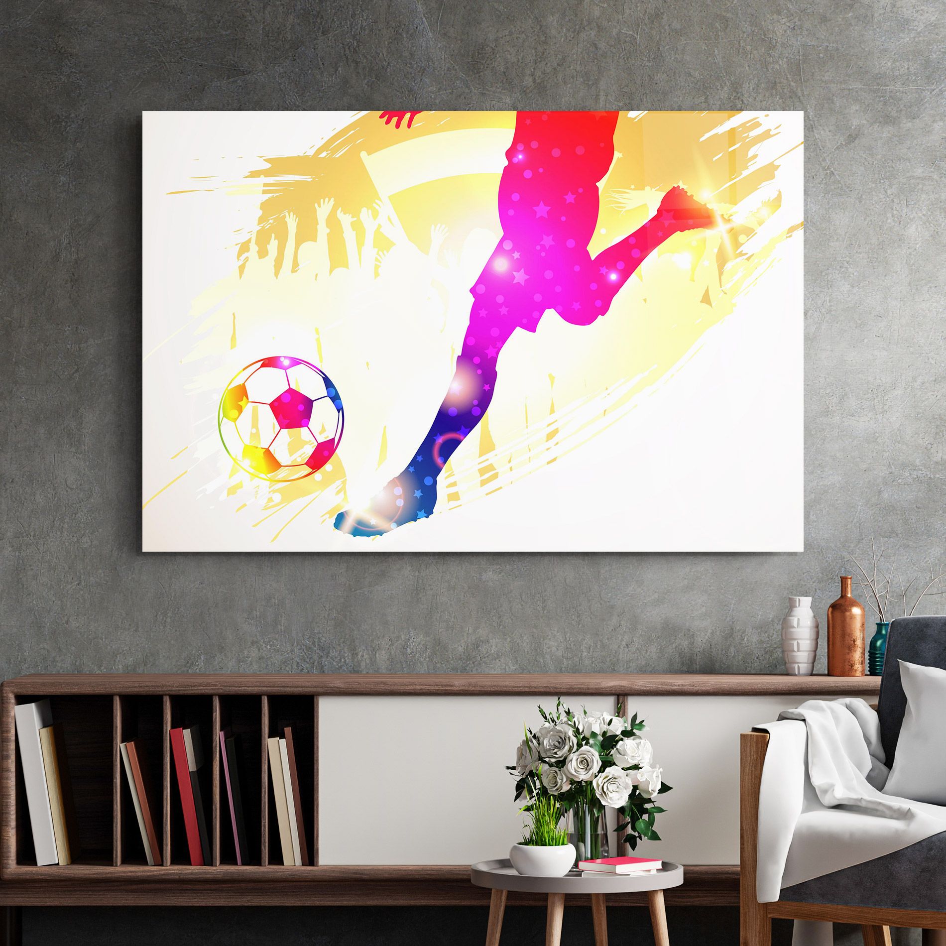 Football Gold Art mockup 2