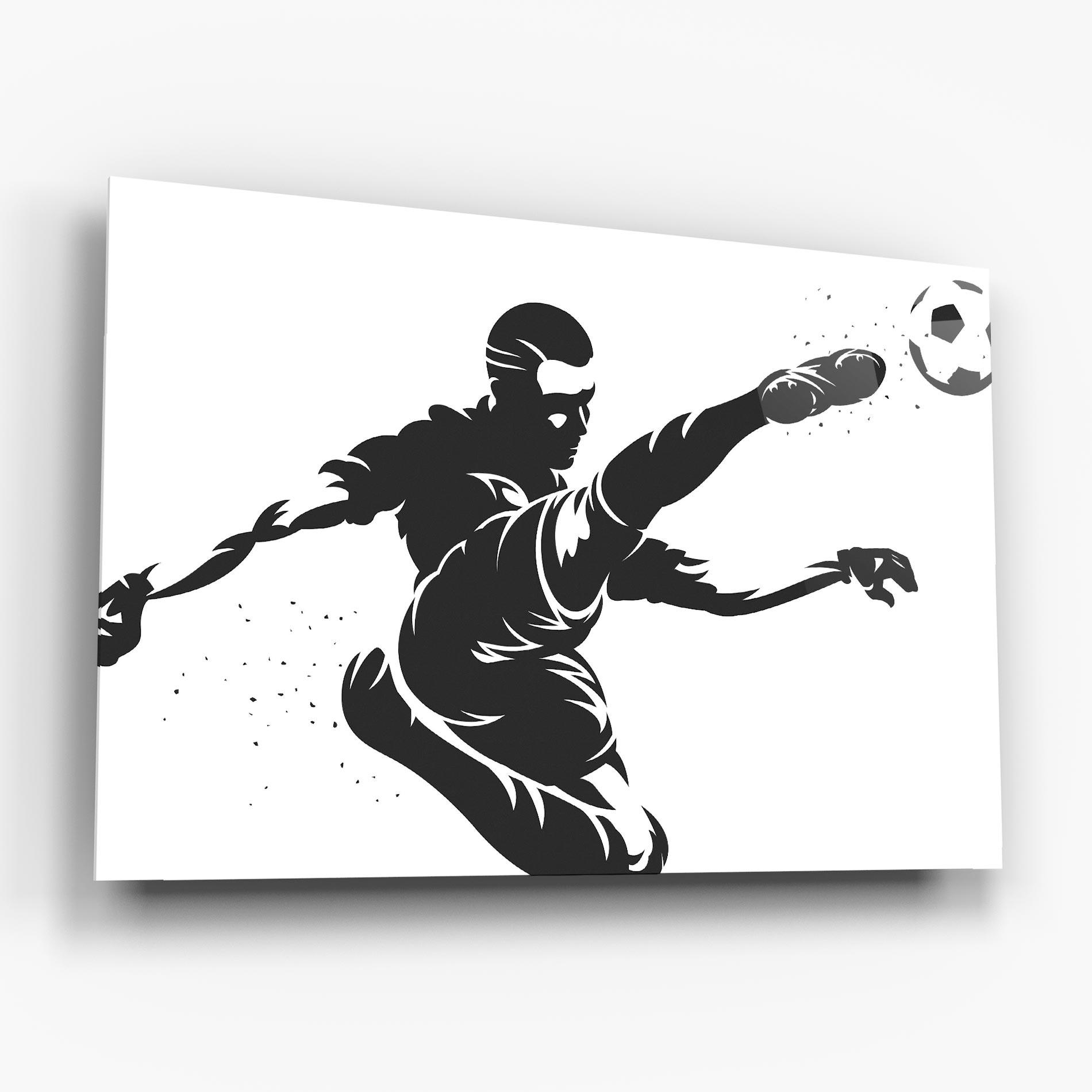 Üvegkép Air Football mockup 6