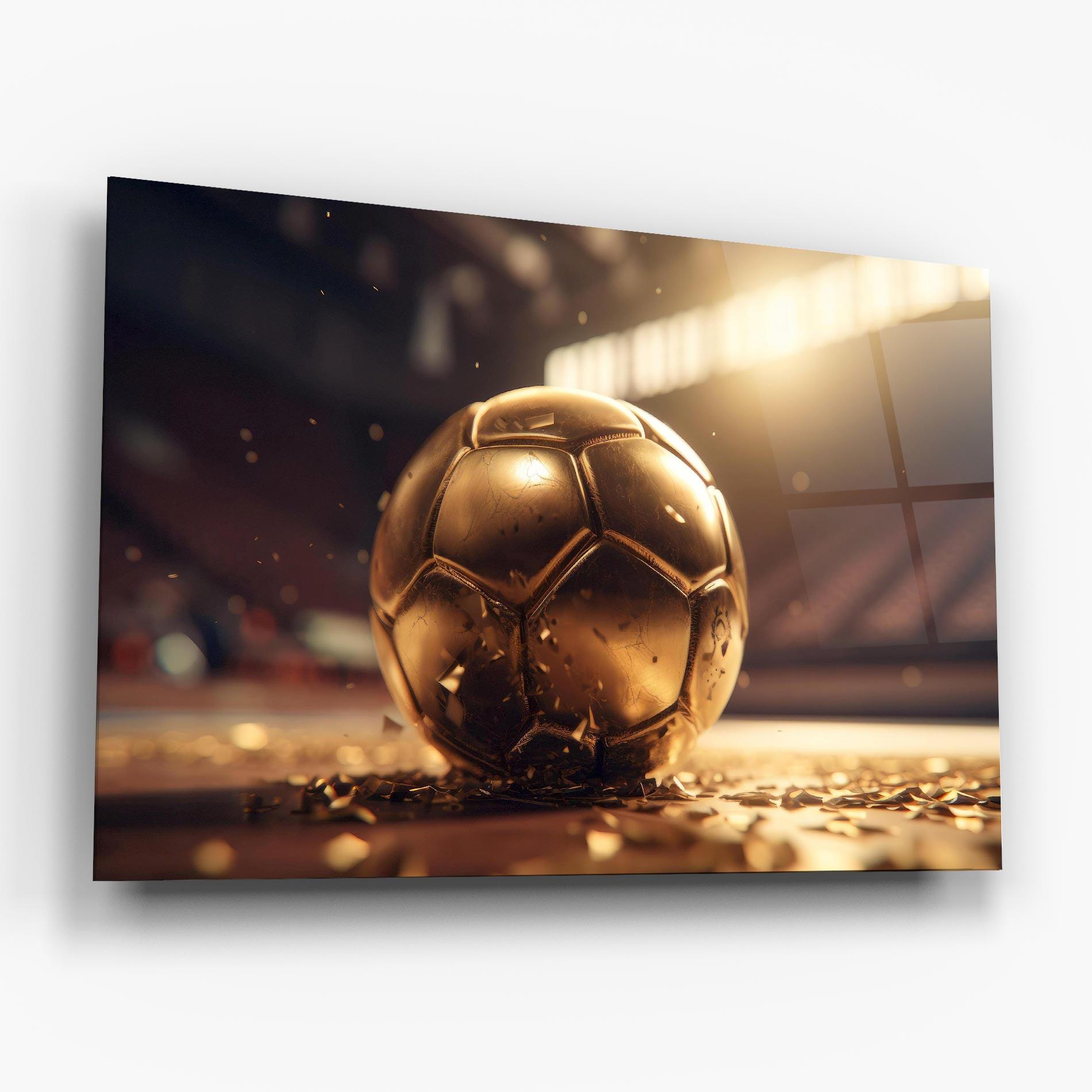 Üvegkép Award For Football mockup 6