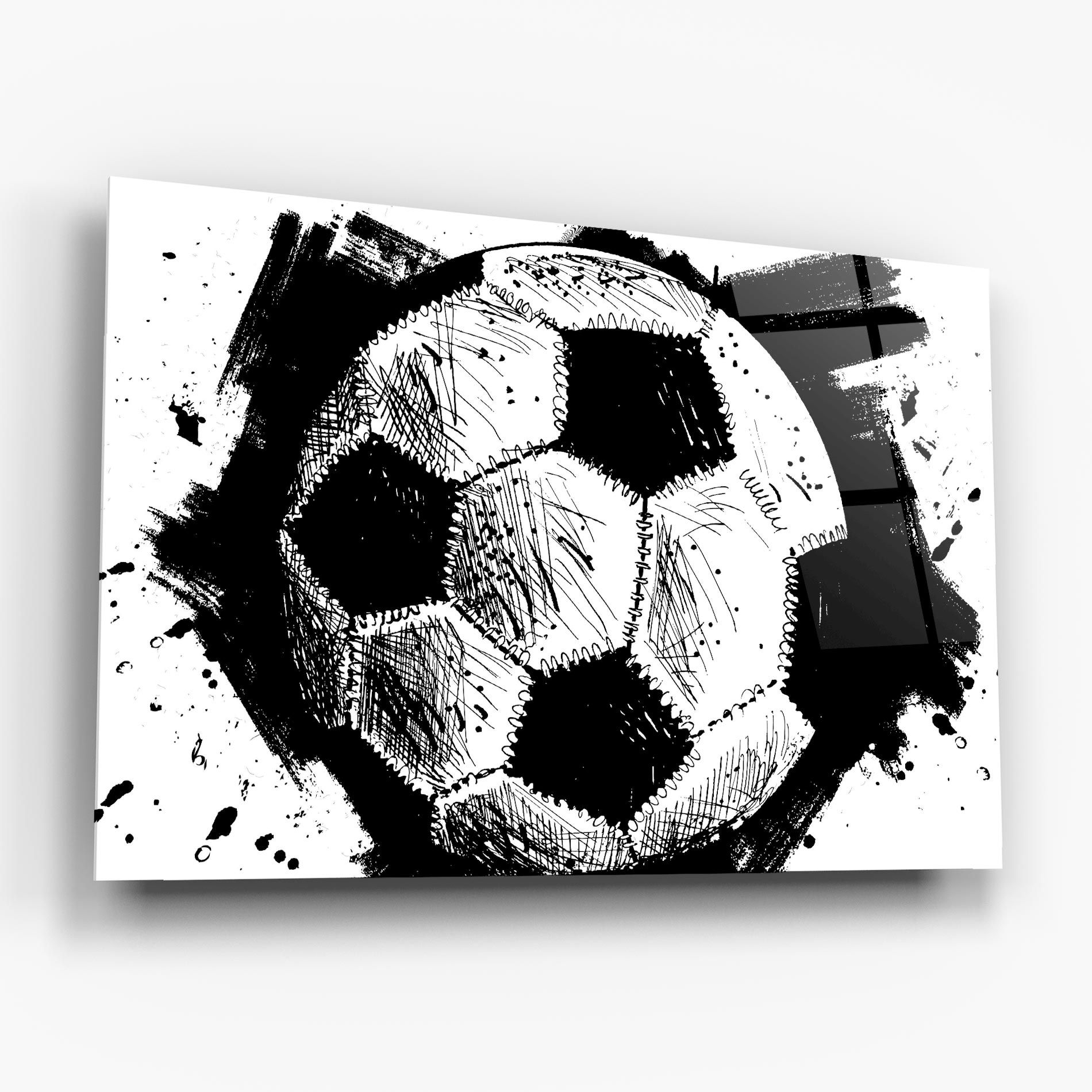Black Line Football mockup 6