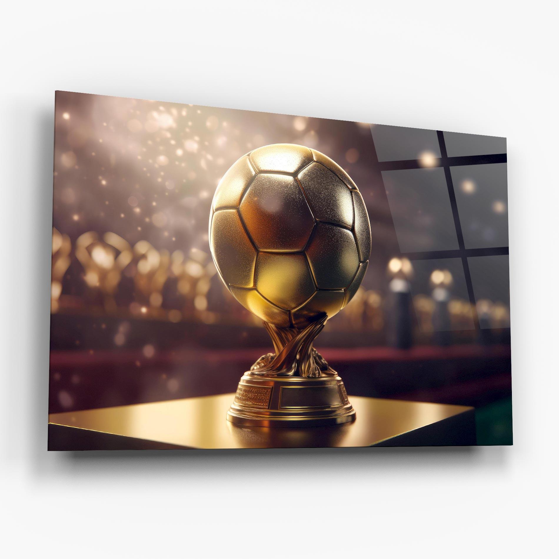 Üvegkép Gold Football Award mockup 6