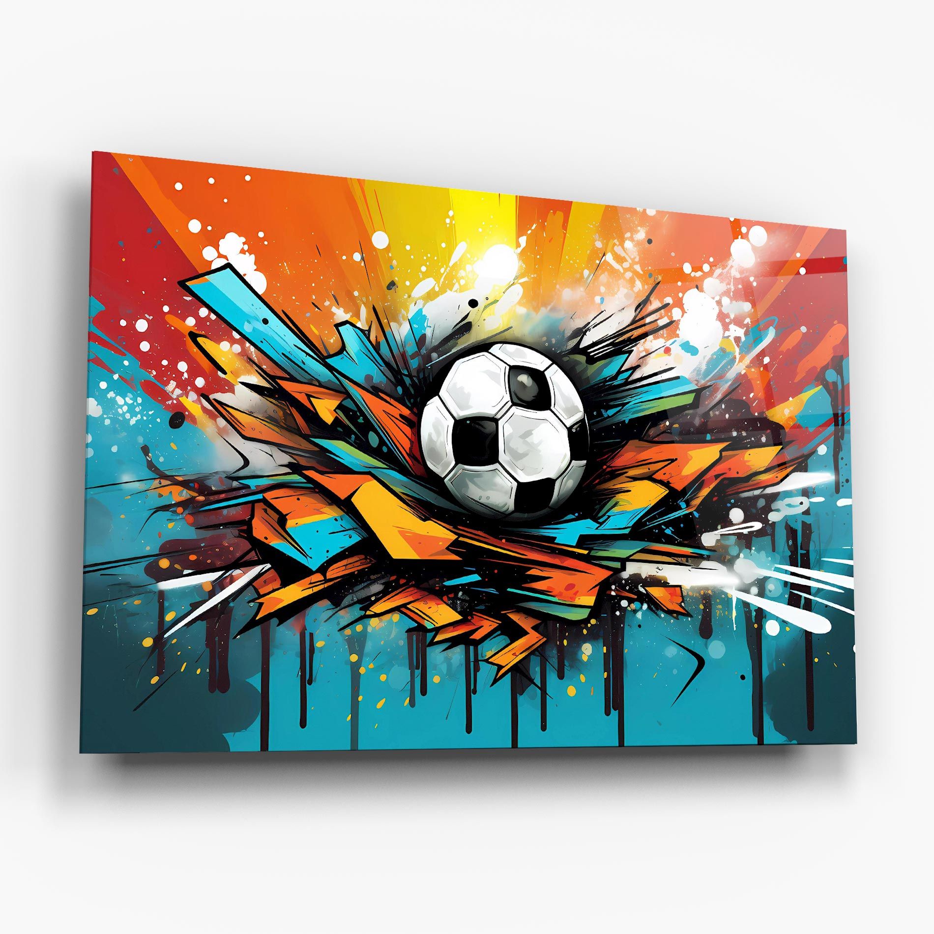 Graffiti Style Football mockup 6