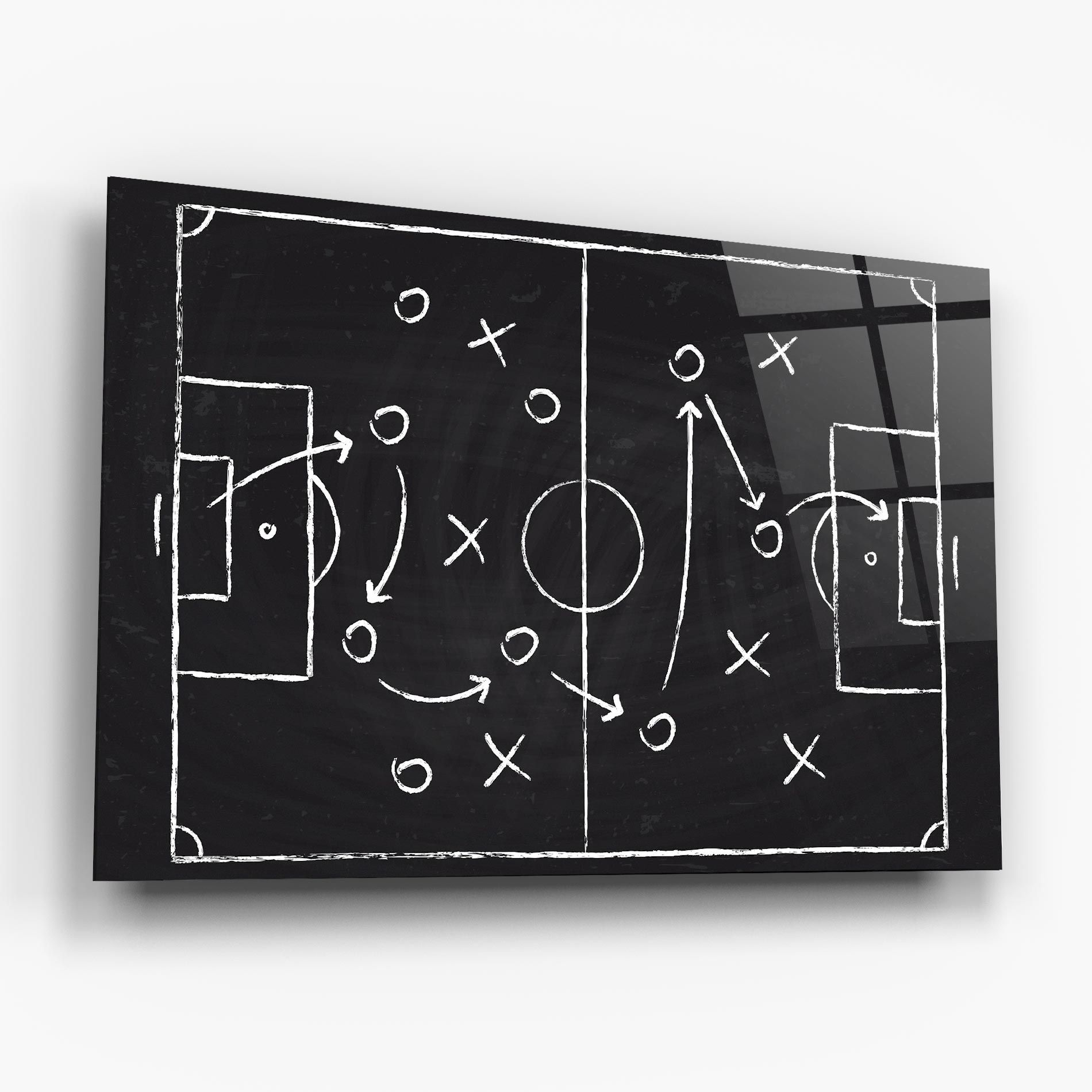 Grey Board Football mockup 6