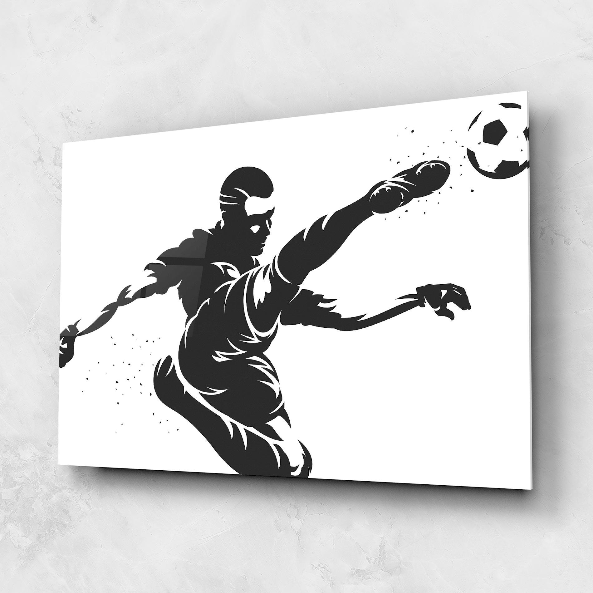 Üvegkép Air Football mockup 1