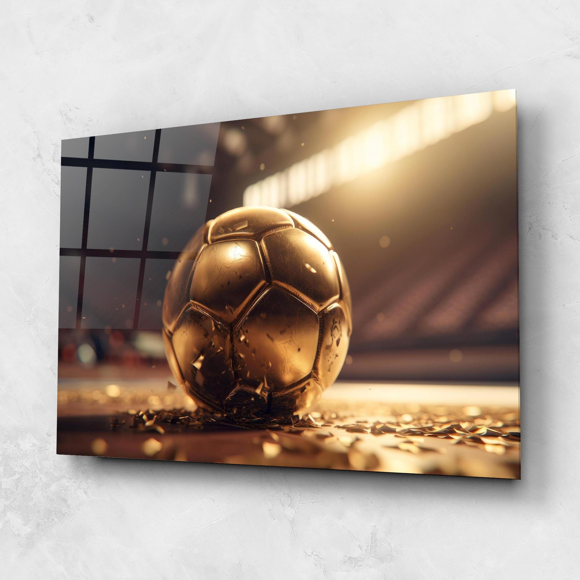 Üvegkép Award For Football mockup 1