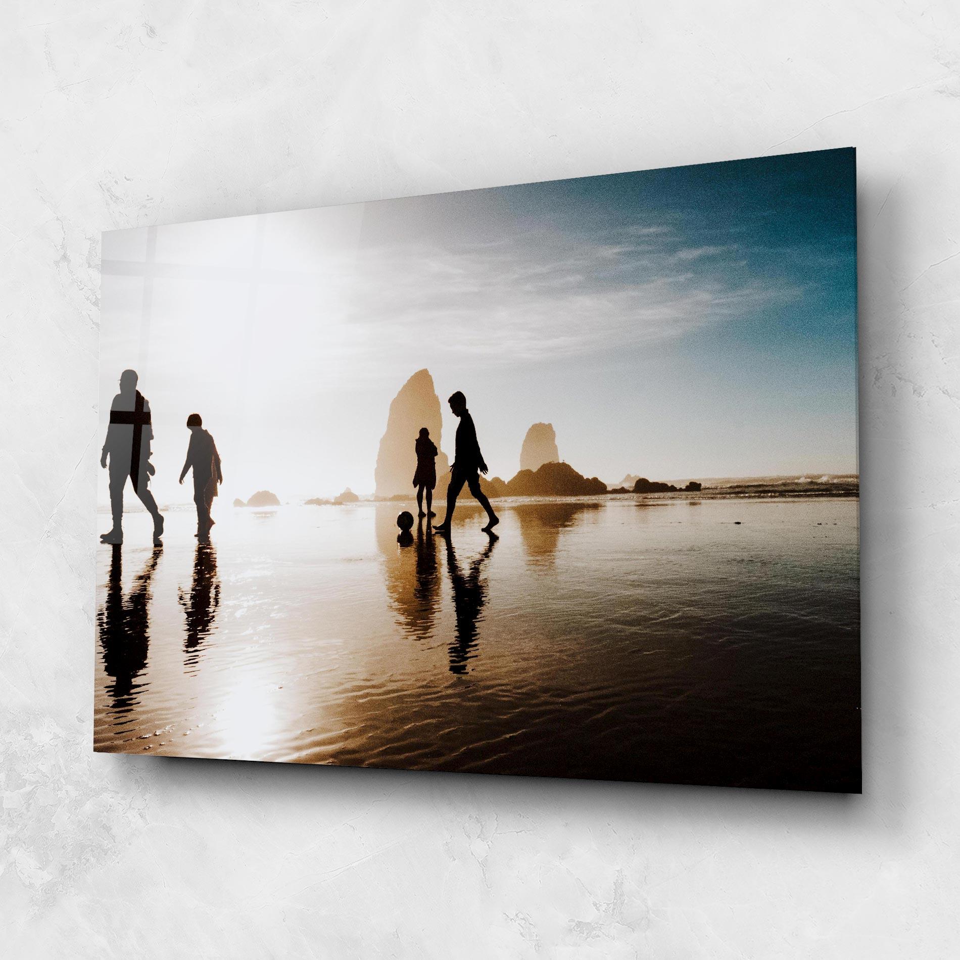 Üvegkép Football On Water mockup 1