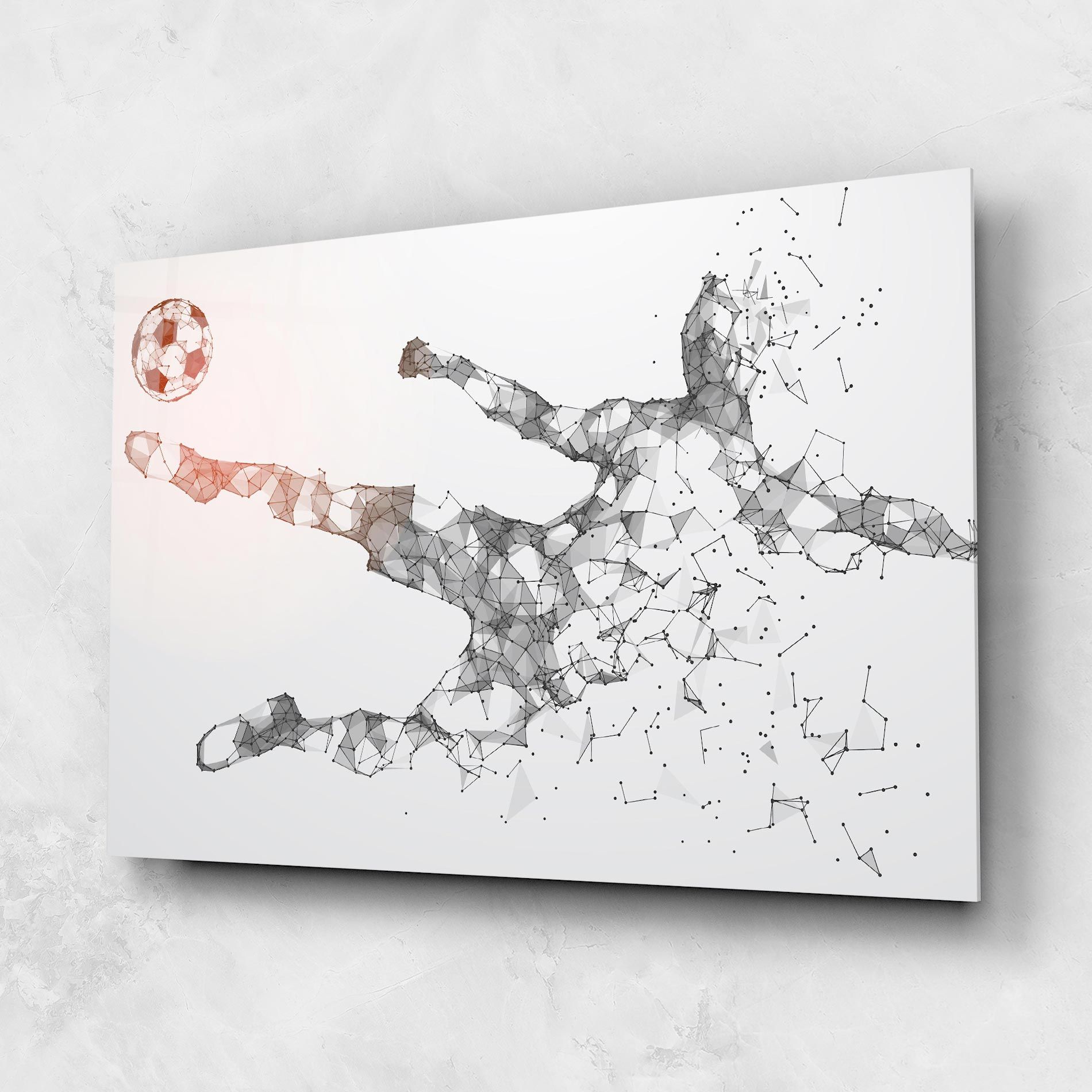 Football Orange Ball mockup 1