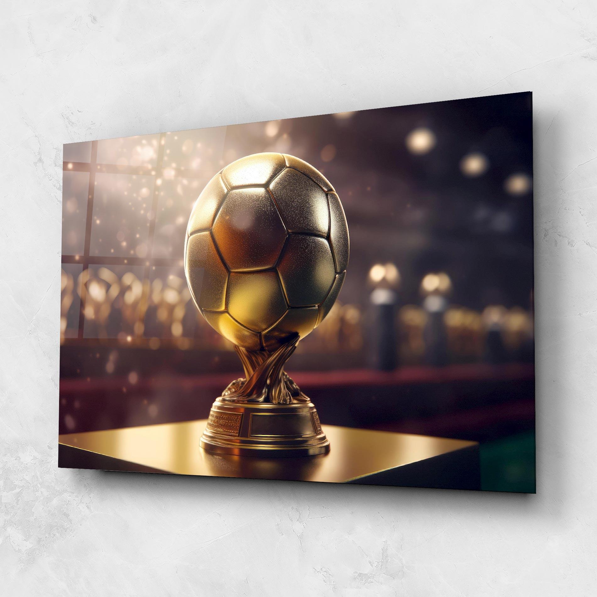 Üvegkép Gold Football Award mockup 1