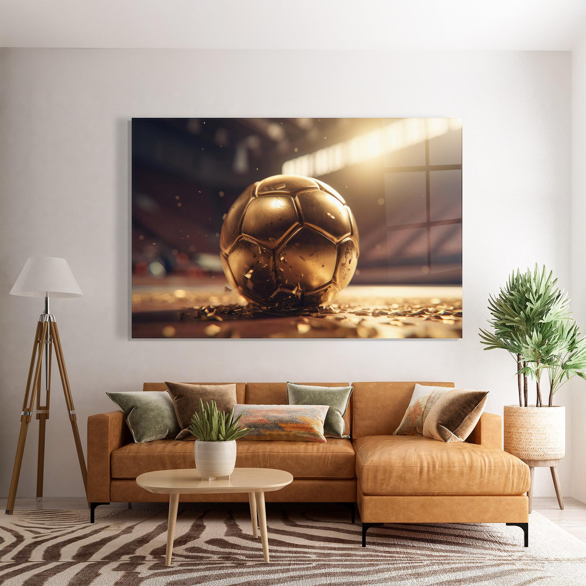 Üvegkép Award For Football mockup 7