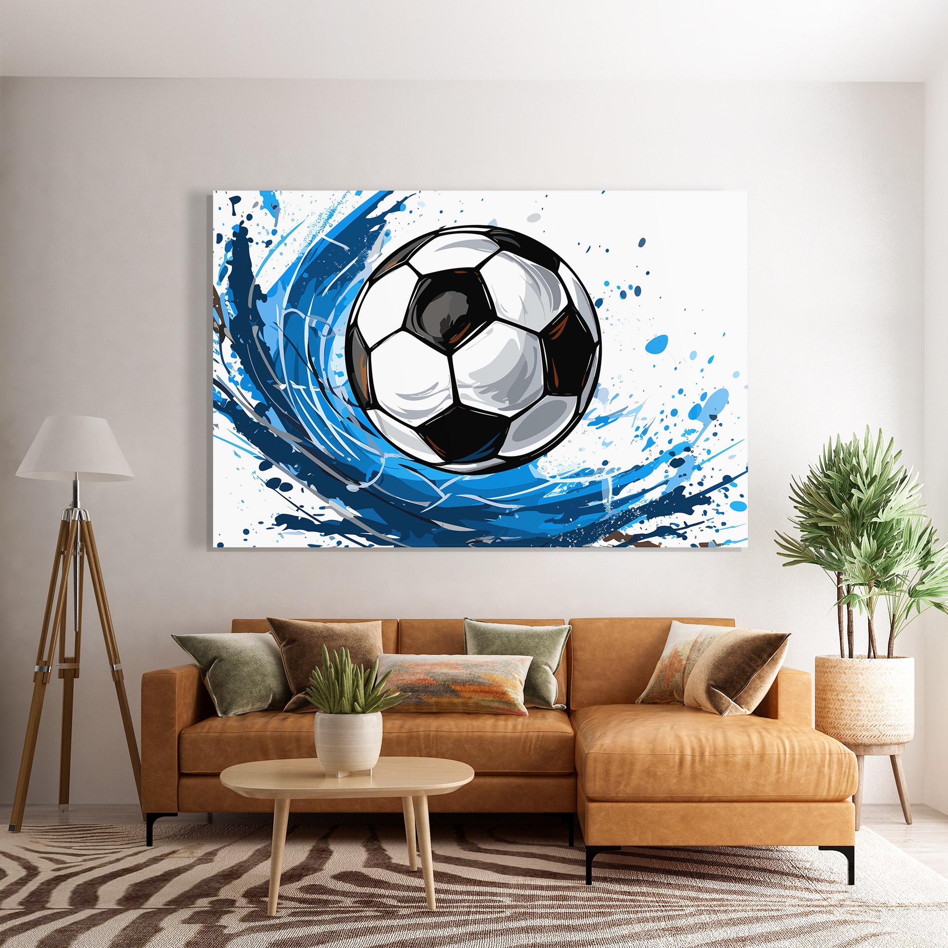Üvegkép Football Wave mockup 7