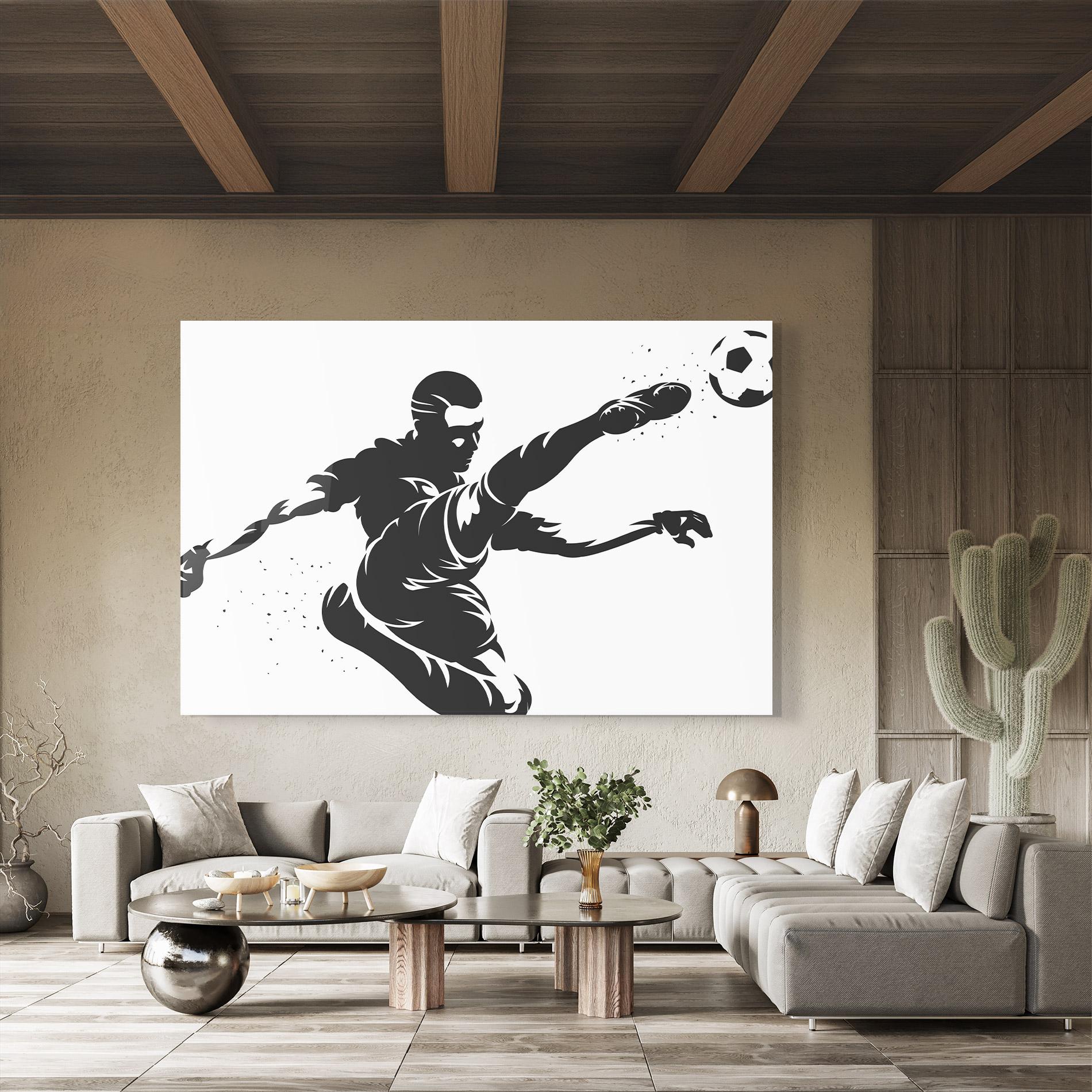 Üvegkép Air Football mockup 8