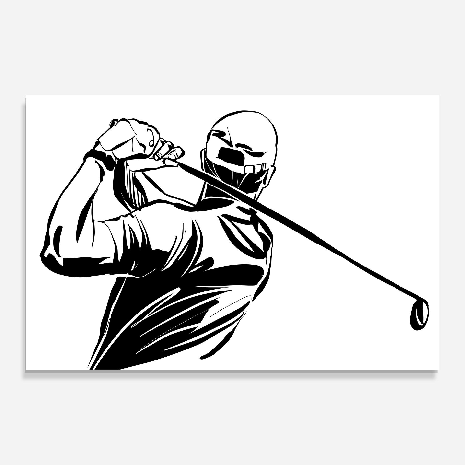 Üvegkép Golf Back mockup 0