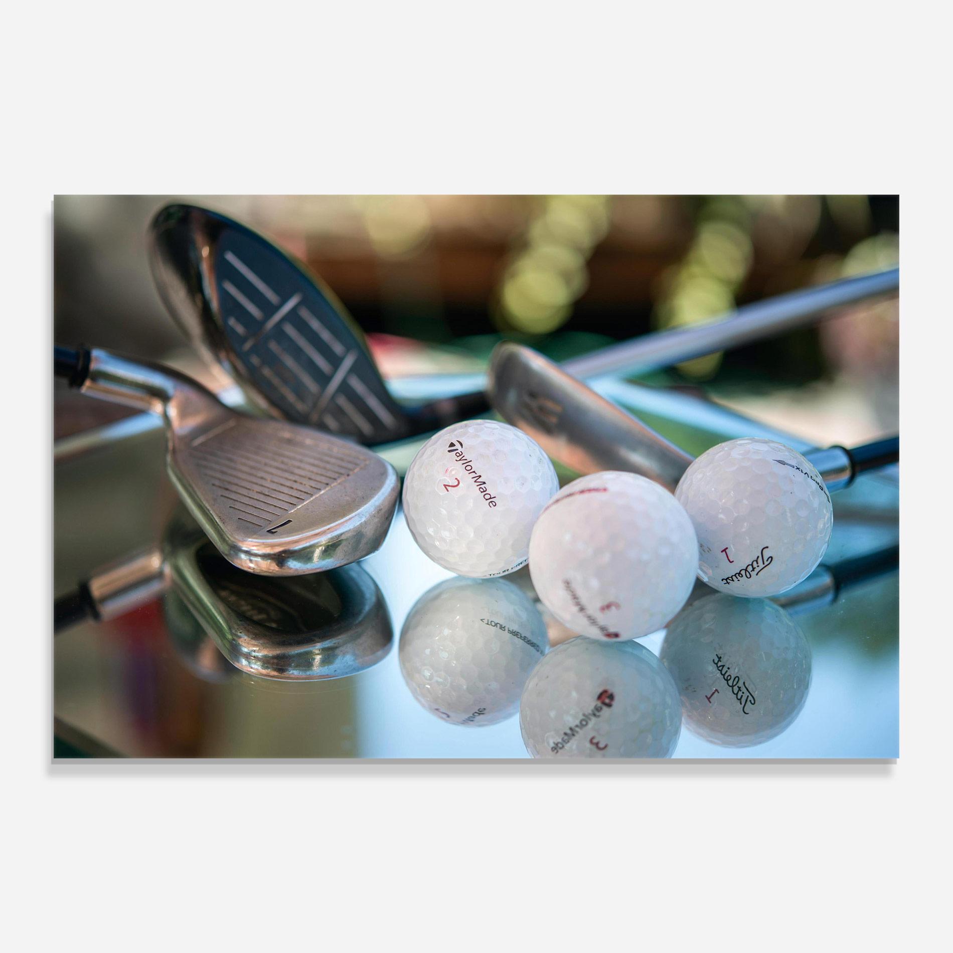 Üvegkép Golf Balls Set mockup 0