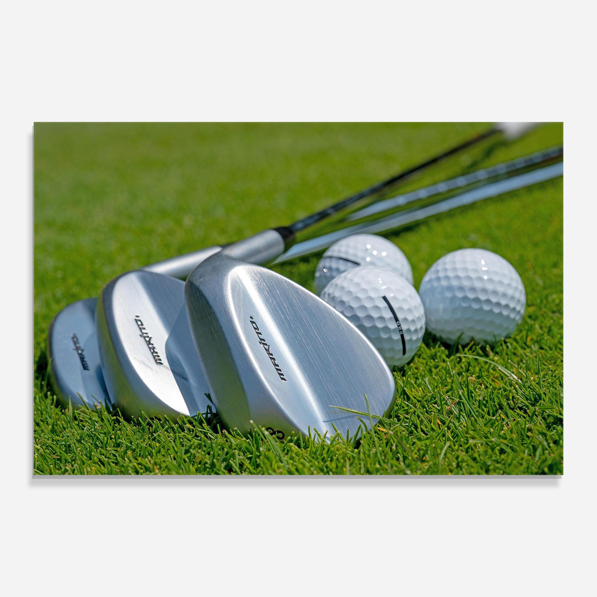 Golf Club On Grass mockup 0