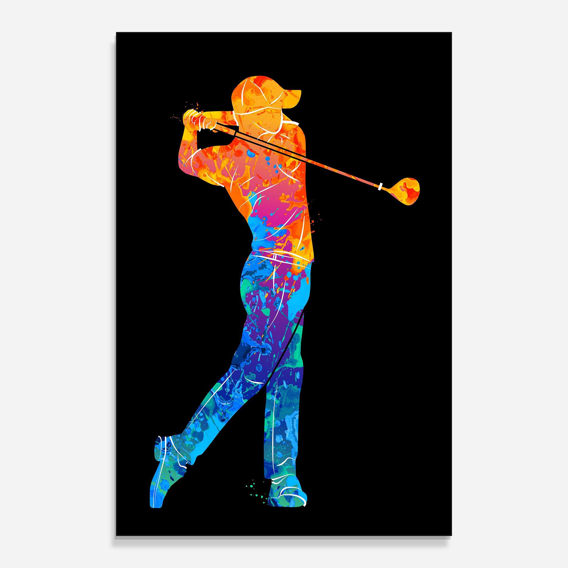 Üvegkép Color Mix Golf mockup 0