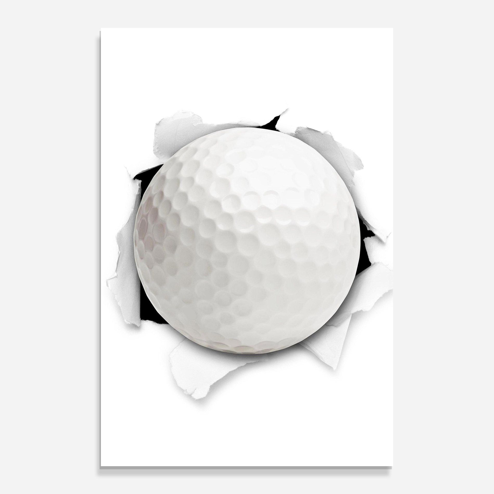 Golf Ball Bursting Hole mockup 0