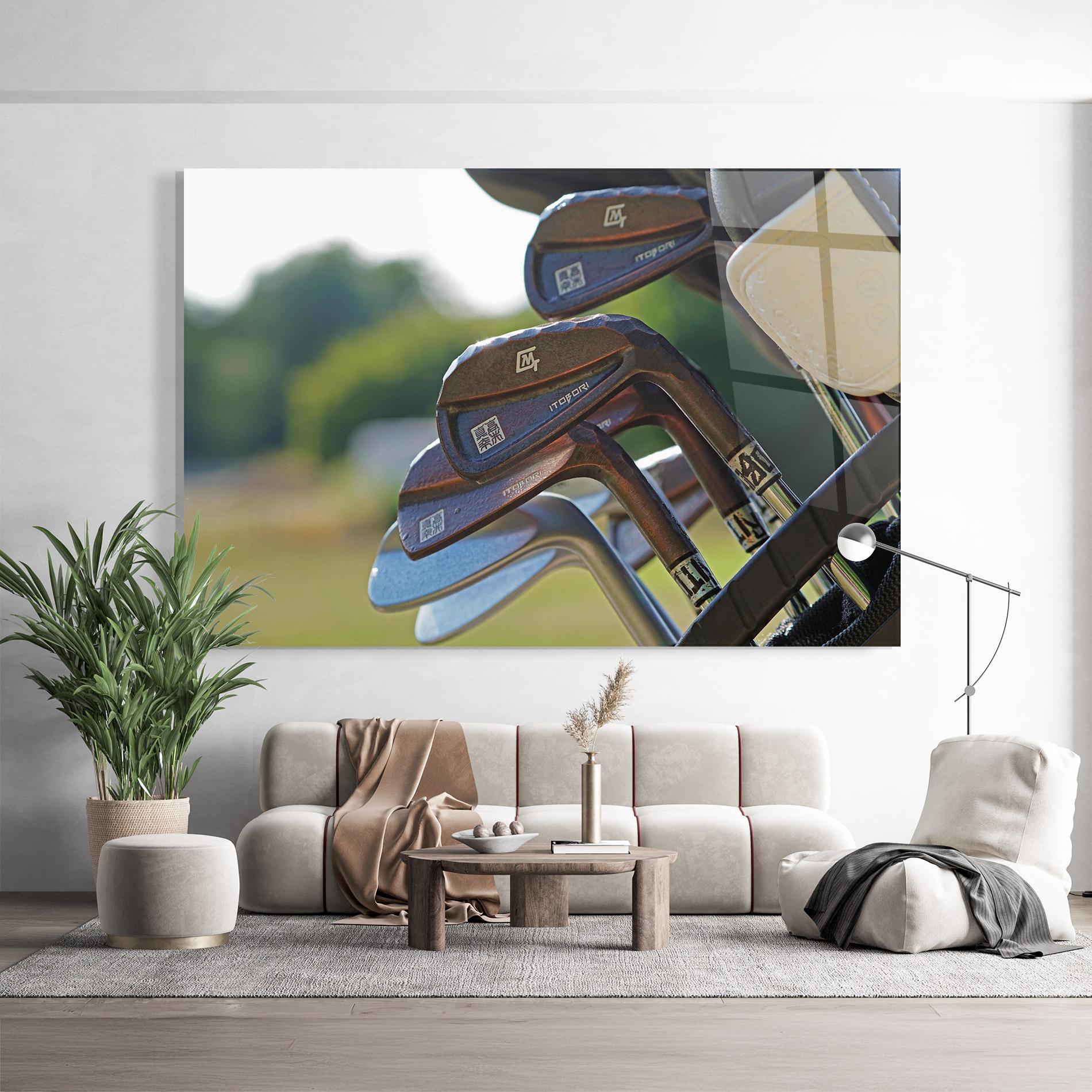 Üvegkép Brown Golf Club mockup 9