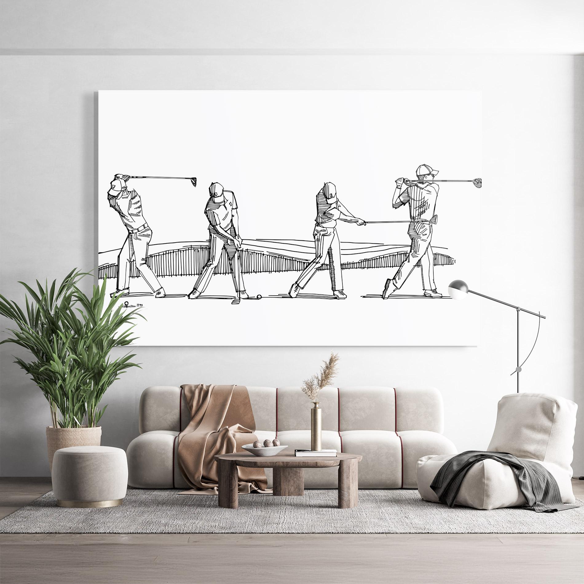 Üvegkép Four Golf mockup 9