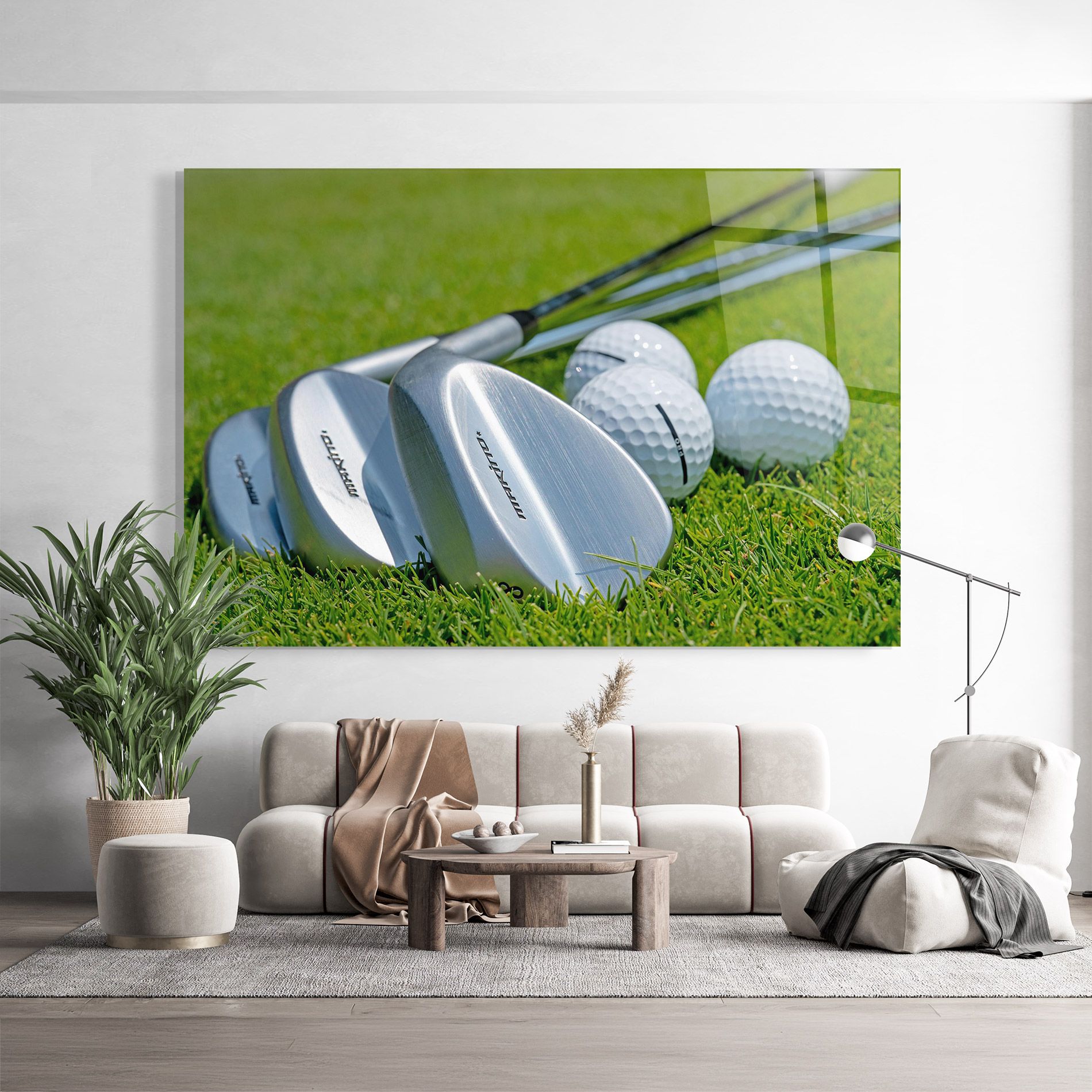 Golf Club On Grass mockup 9