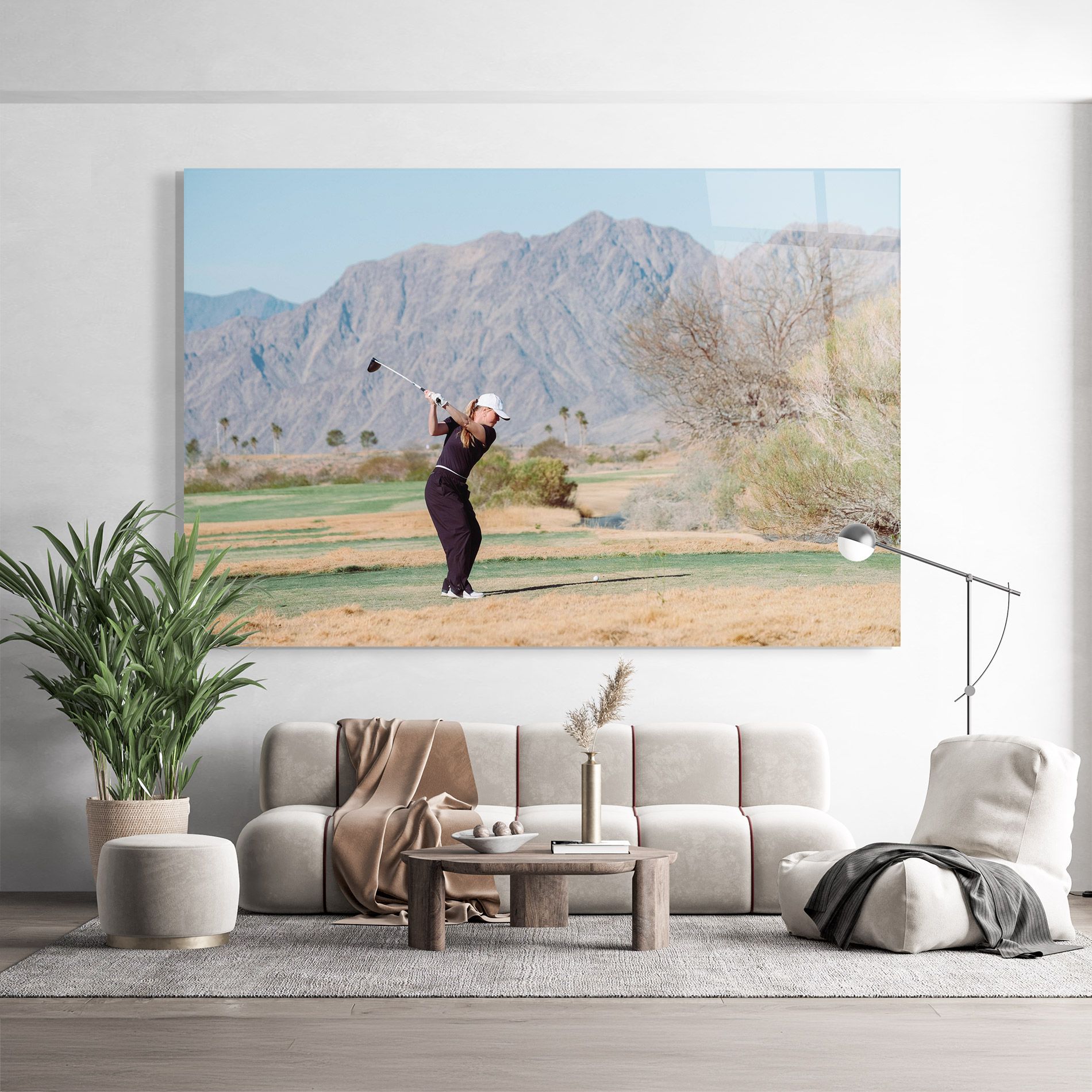 Golf Player Woman mockup 9